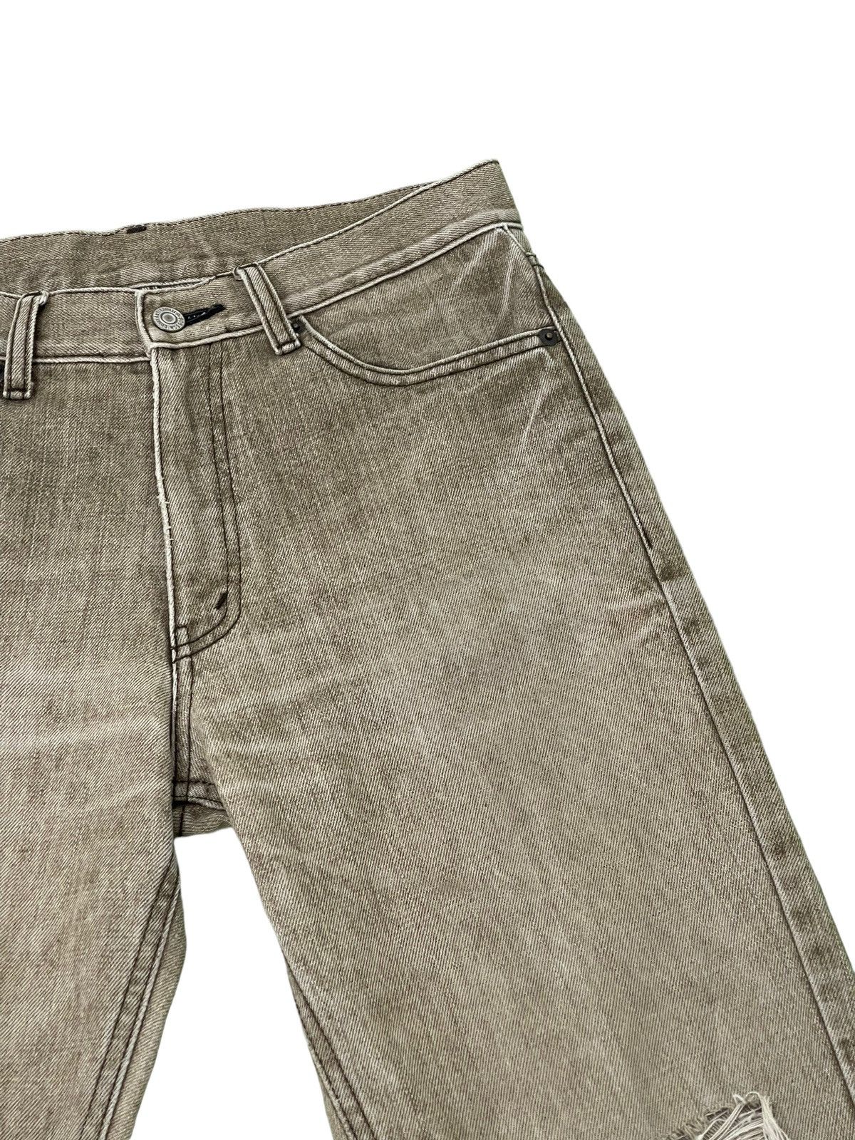 Japanese Brand Flare Jeans Bobson Japan Distress Denim Boot Cut 5🟦5 Size US 30 / EU 46 - 9 Thumbnail