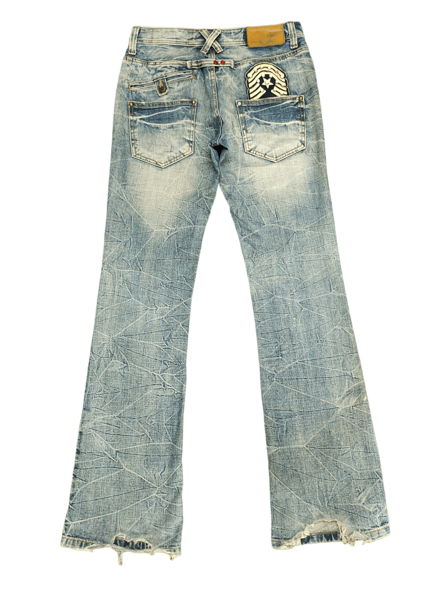 Hysteric Glamour Flare Jeans Clawmark Boot Cut Jeans y2k High Rise ...