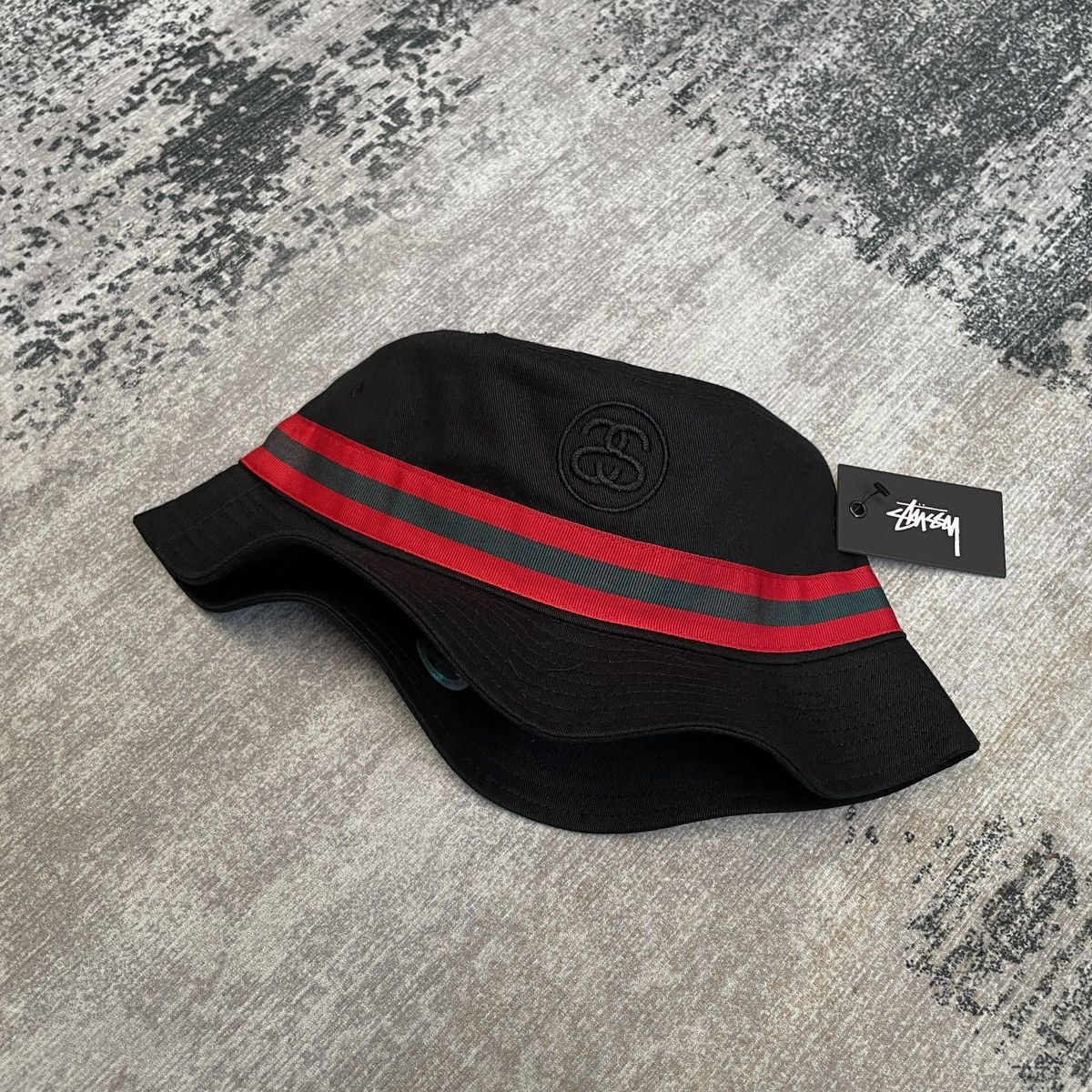 Stussy STUSSY STRIPE LINE BUCKET HAT // LXL Size ONE SIZE - 1 Thumbnail