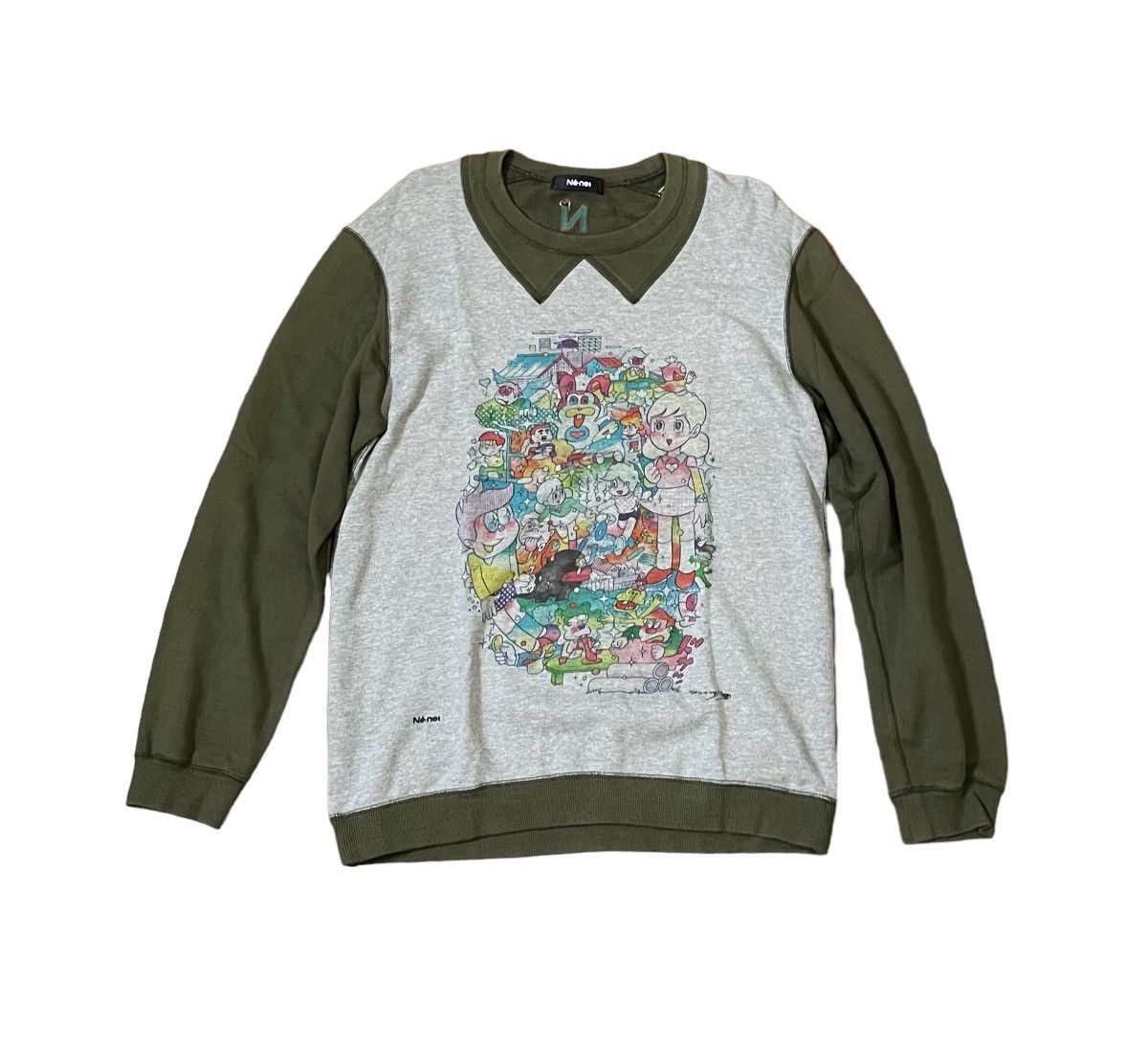 *FINAL DROP* Ne-net two tone doraemon sweatshirt