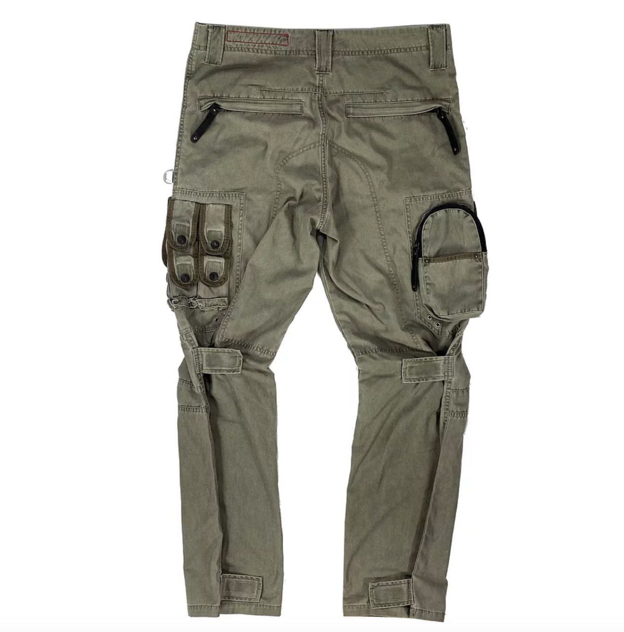 Japanese Brand × Vintage Unique Iconic TOUGH jeans Parachute multi pocket cargo pants Size US 32 / EU 48 - 3 Thumbnail