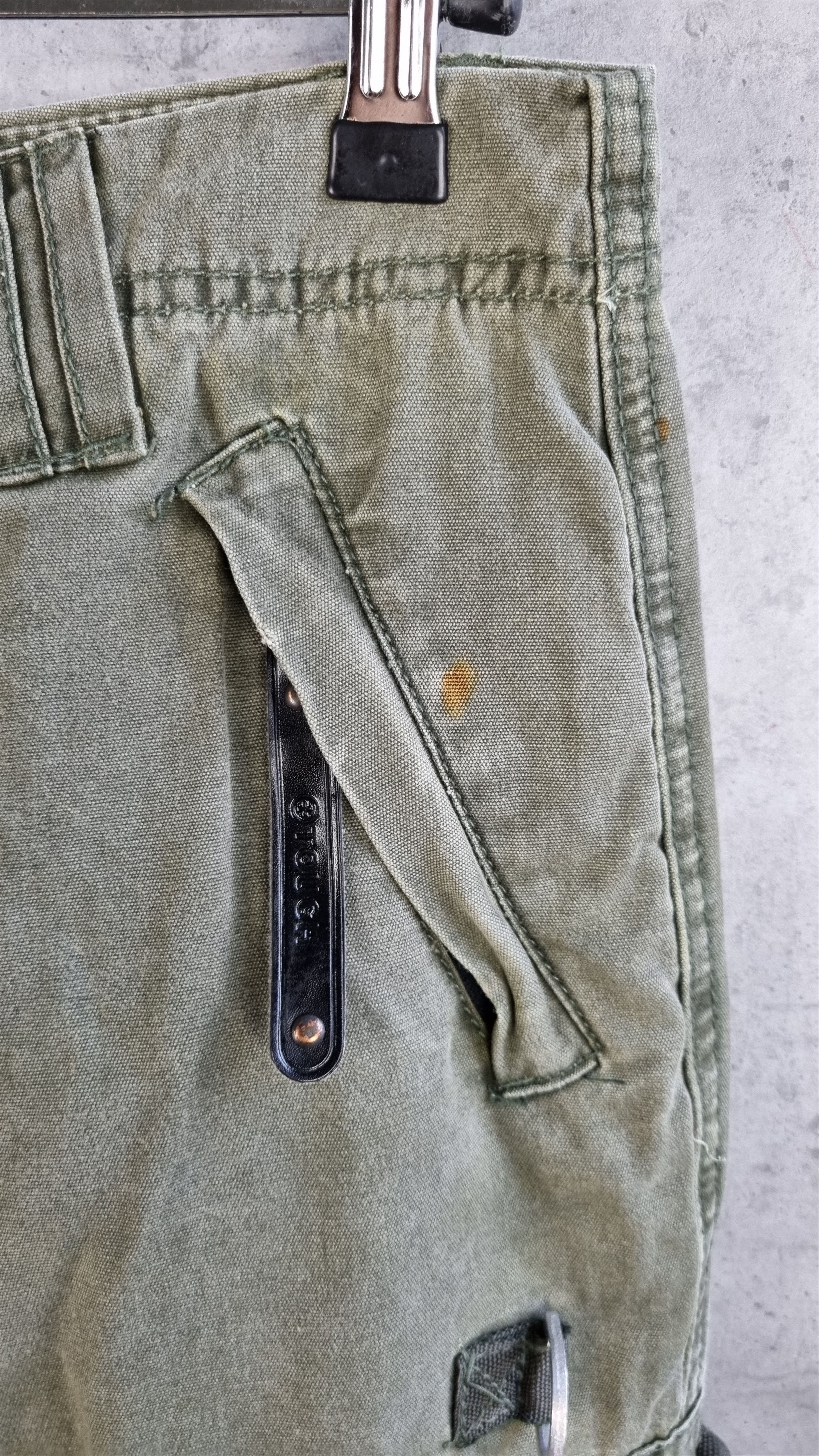 Japanese Brand × Vintage Unique Iconic TOUGH jeans Parachute multi pocket cargo pants Size US 32 / EU 48 - 9 Thumbnail