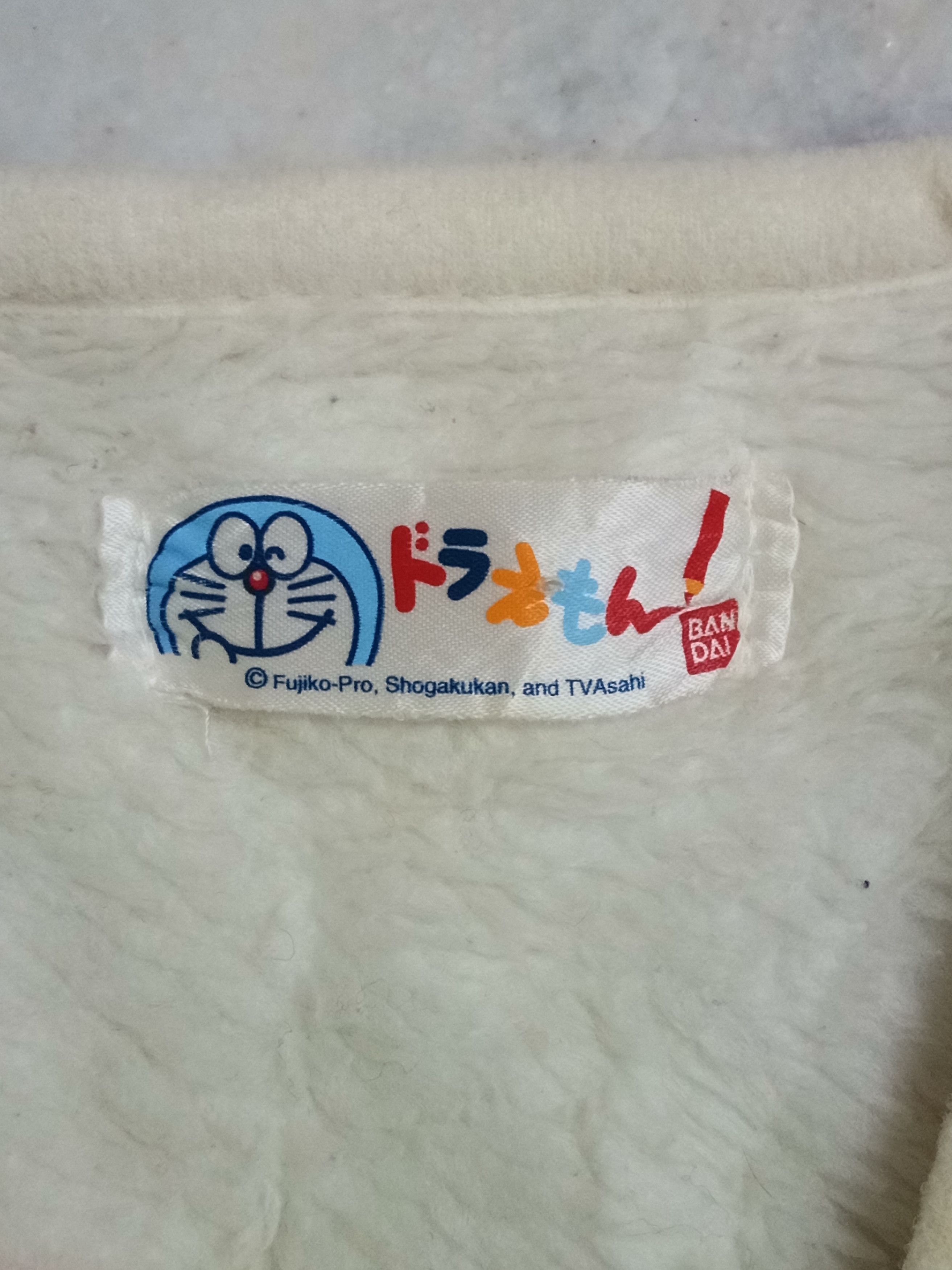 Anime Vintage Doraemon fleece winter sweaters sleeveless jacket Size M / US 6-8 / IT 42-44 - 3 Thumbnail