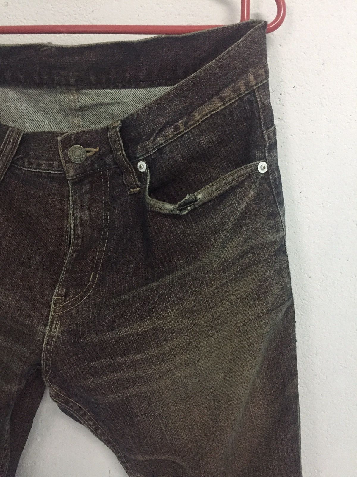 (+)PEOPLE × Japanese Brand × PPFM 🔥LAST DROP🔥PPFM Jeans - Yellow Riot Size US 31 - 4 Thumbnail