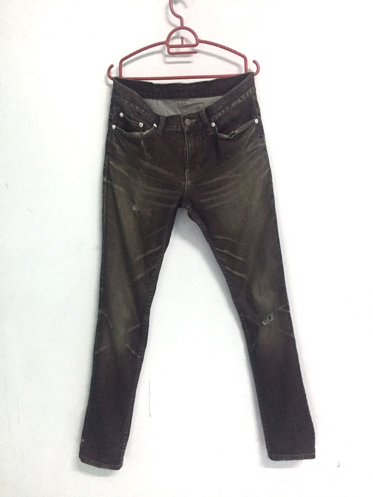 (+)PEOPLE × Japanese Brand × PPFM 🔥LAST DROP🔥PPFM Jeans - Yellow Riot Size US 31 - 1 Thumbnail