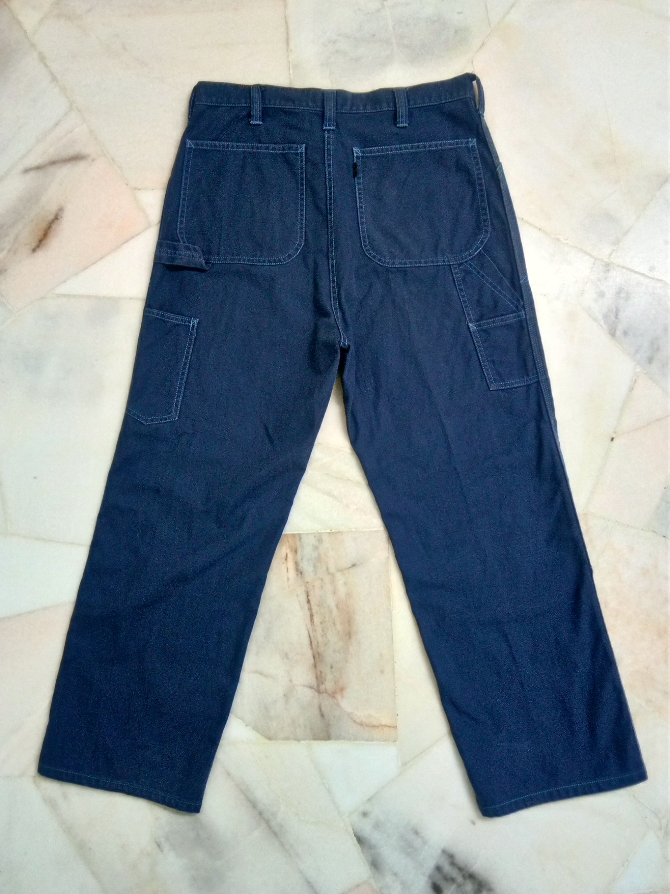 Japanese Brand Double knee denim pants by DEPT. Japan Size US 31 - 2 Thumbnail