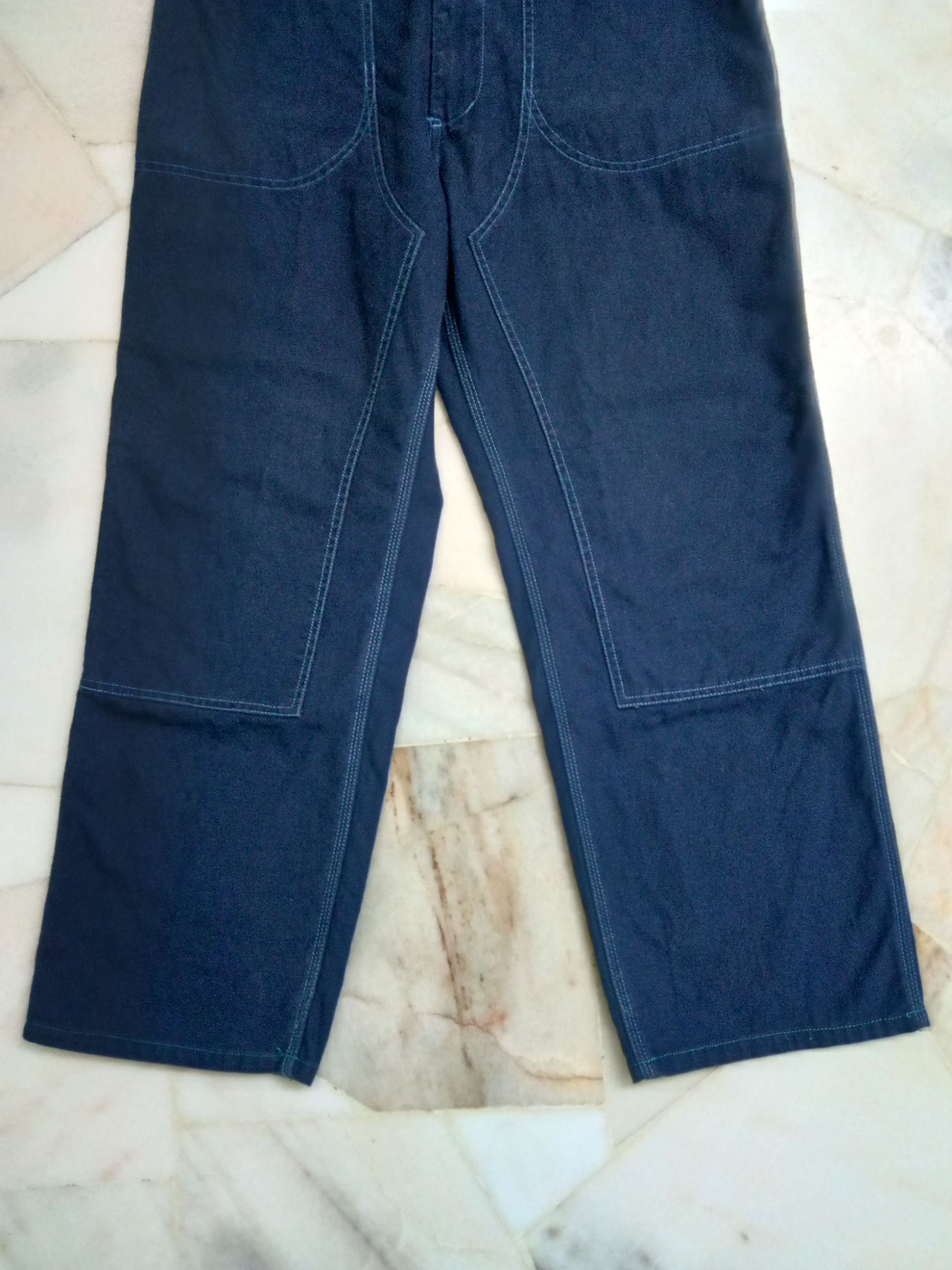 Japanese Brand Double knee denim pants by DEPT. Japan Size US 31 - 7 Thumbnail