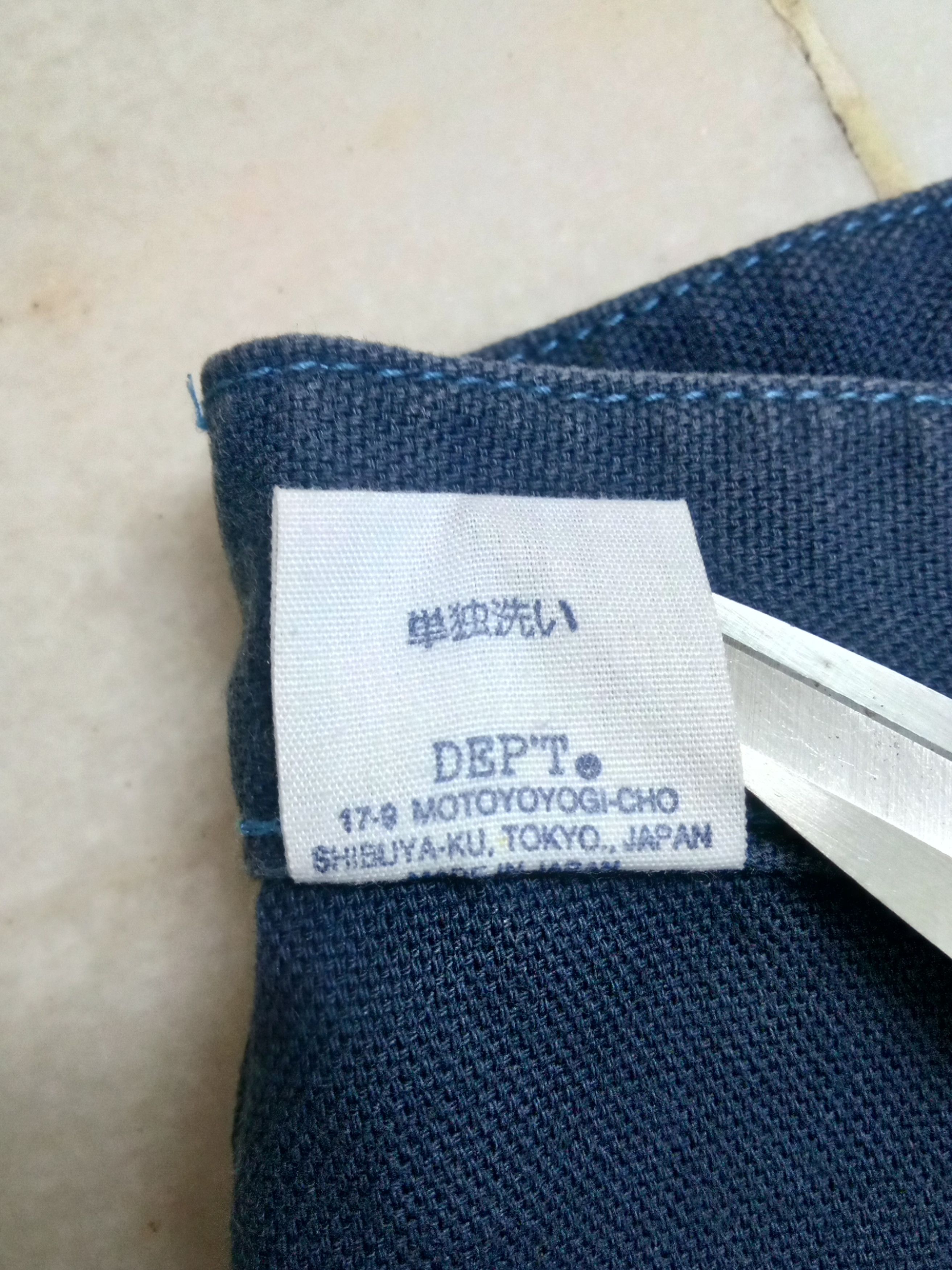 Japanese Brand Double knee denim pants by DEPT. Japan Size US 31 - 5 Thumbnail