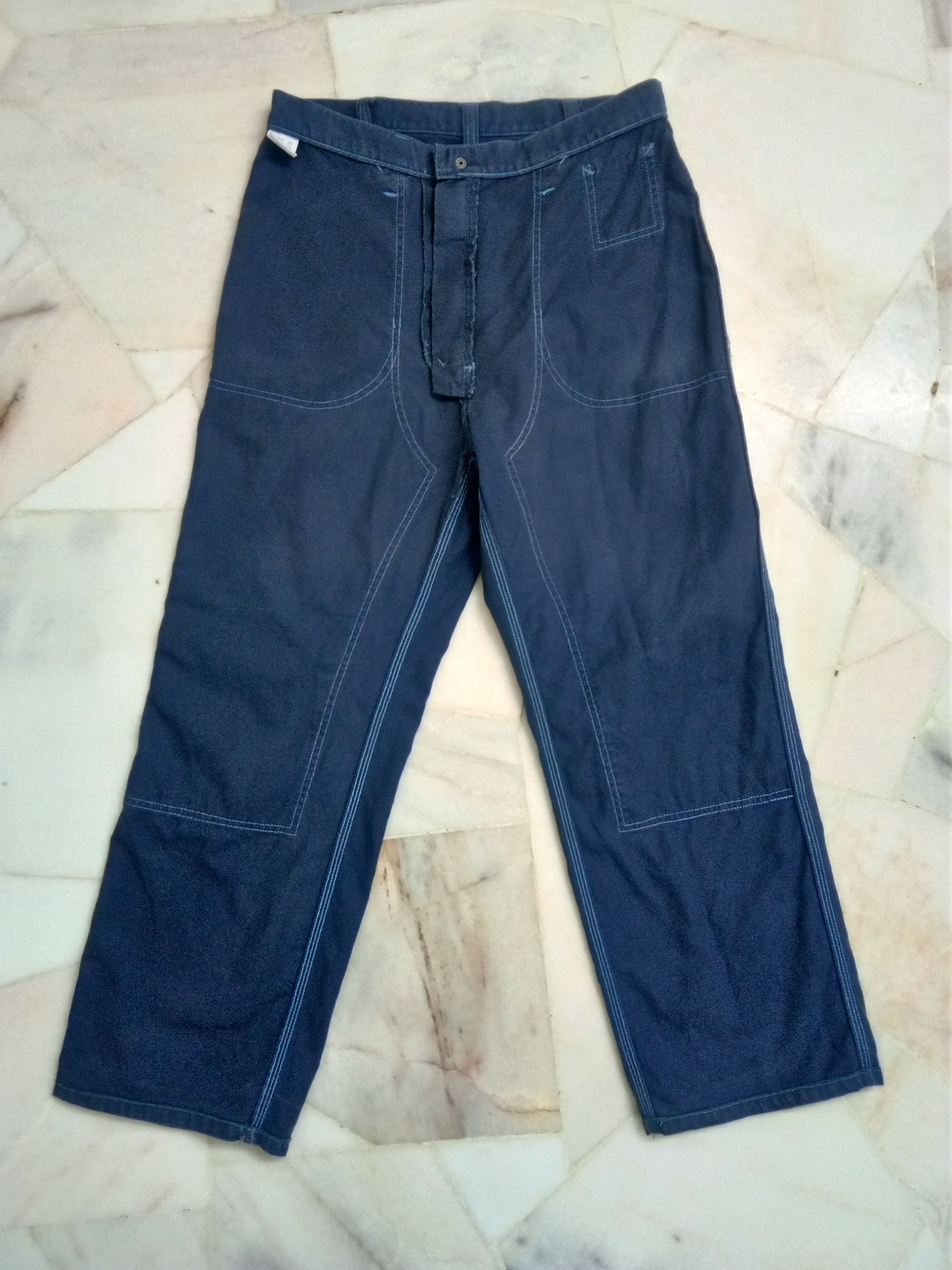 Japanese Brand Double knee denim pants by DEPT. Japan Size US 31 - 13 Thumbnail