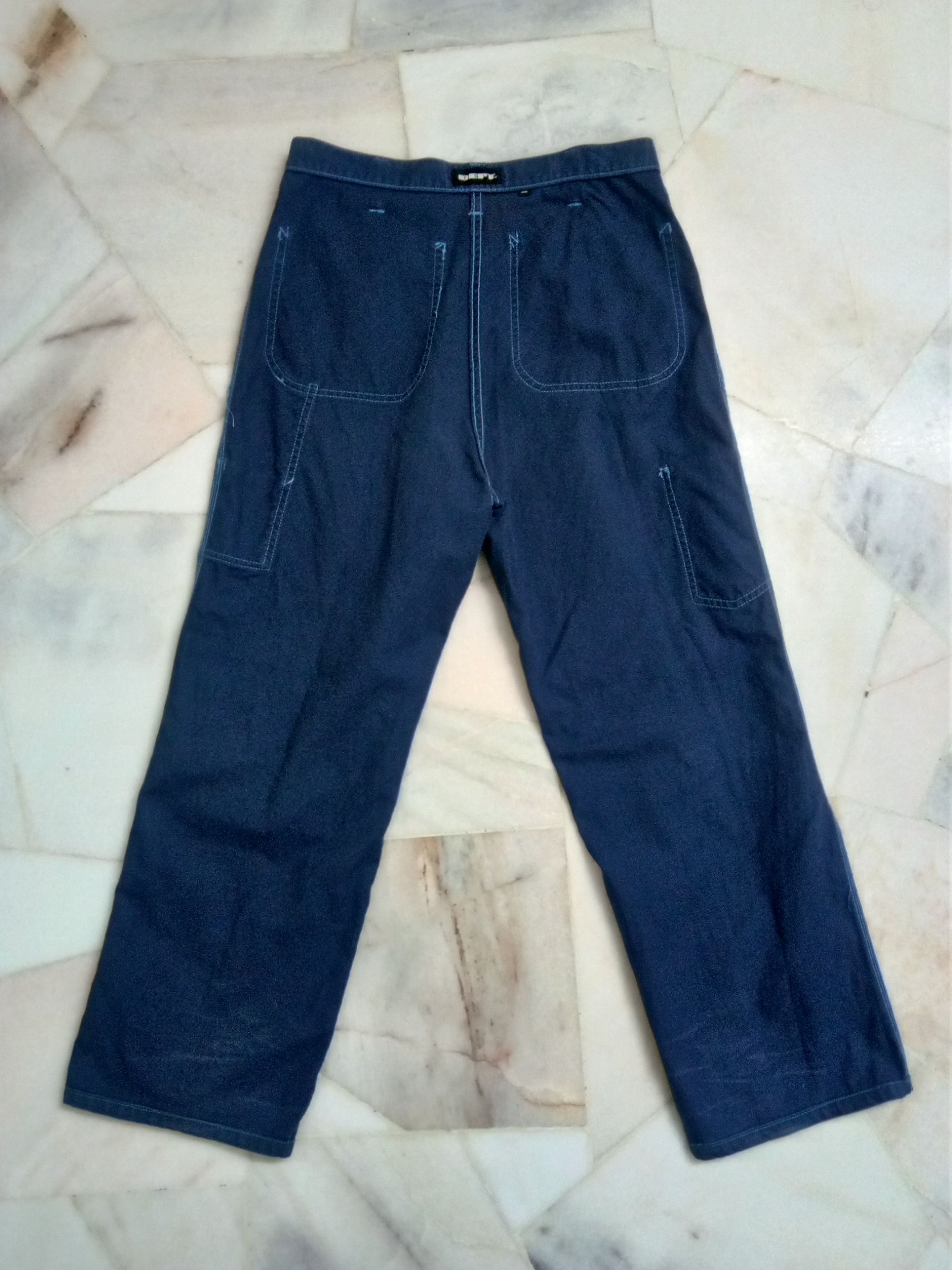Japanese Brand Double knee denim pants by DEPT. Japan Size US 31 - 14 Thumbnail