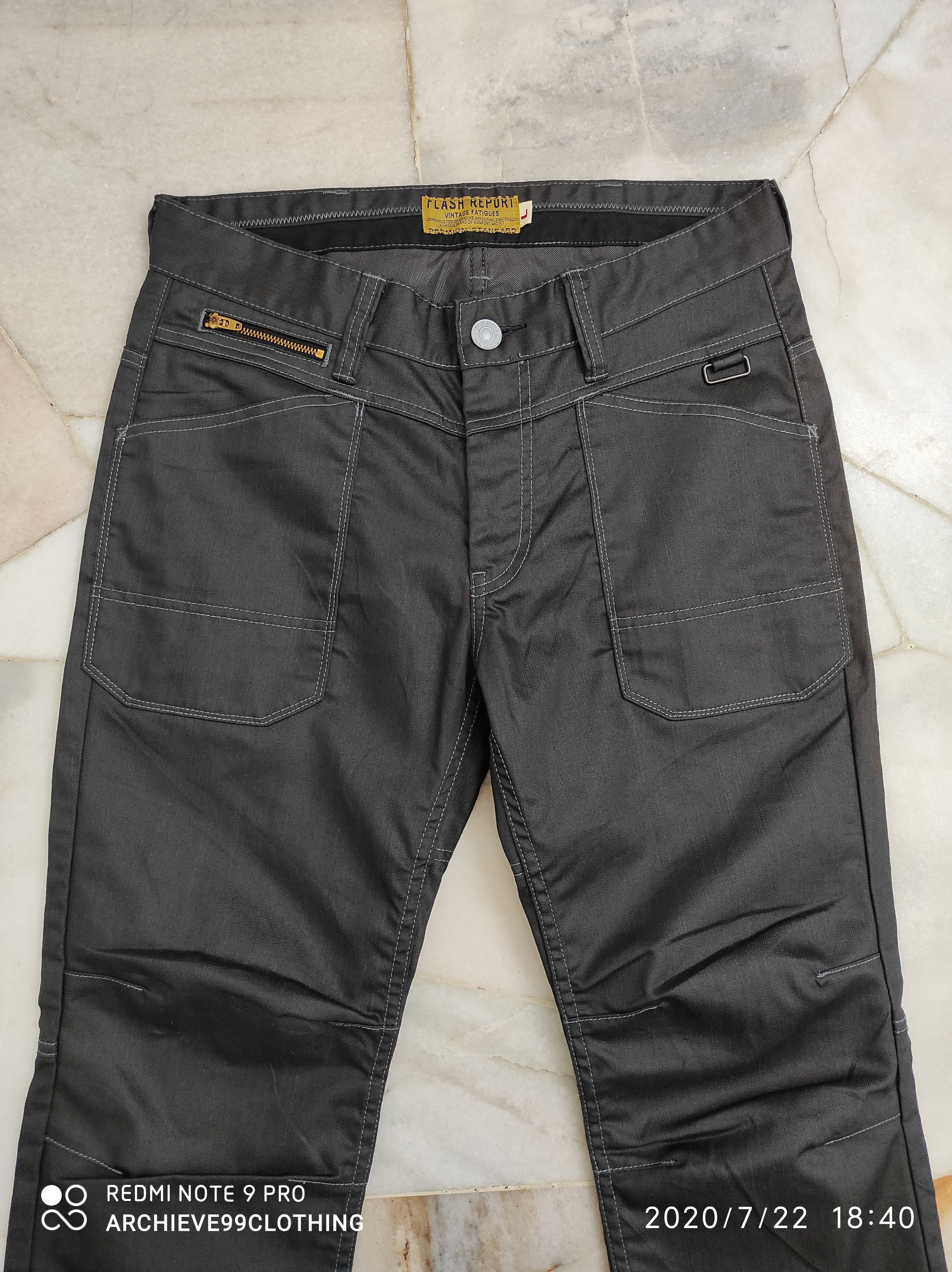 Other Flash Report casual vintage style fatigue pants Size US 32 / EU 48 - 6 Thumbnail