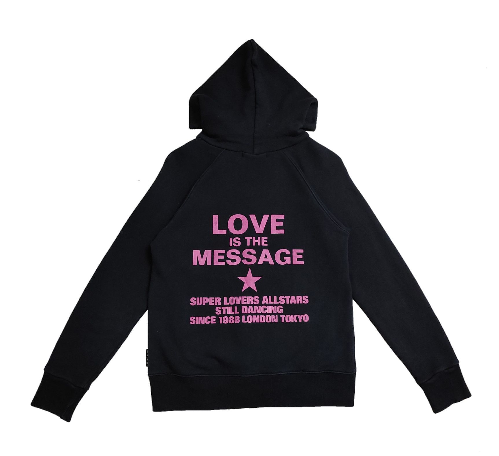 Japanese Brand SUPER LOVERS LONDON TOKYO SINCE 1988 Raglan Sweat HOODIES Size US M / EU 48-50 / 2 - 2 Thumbnail