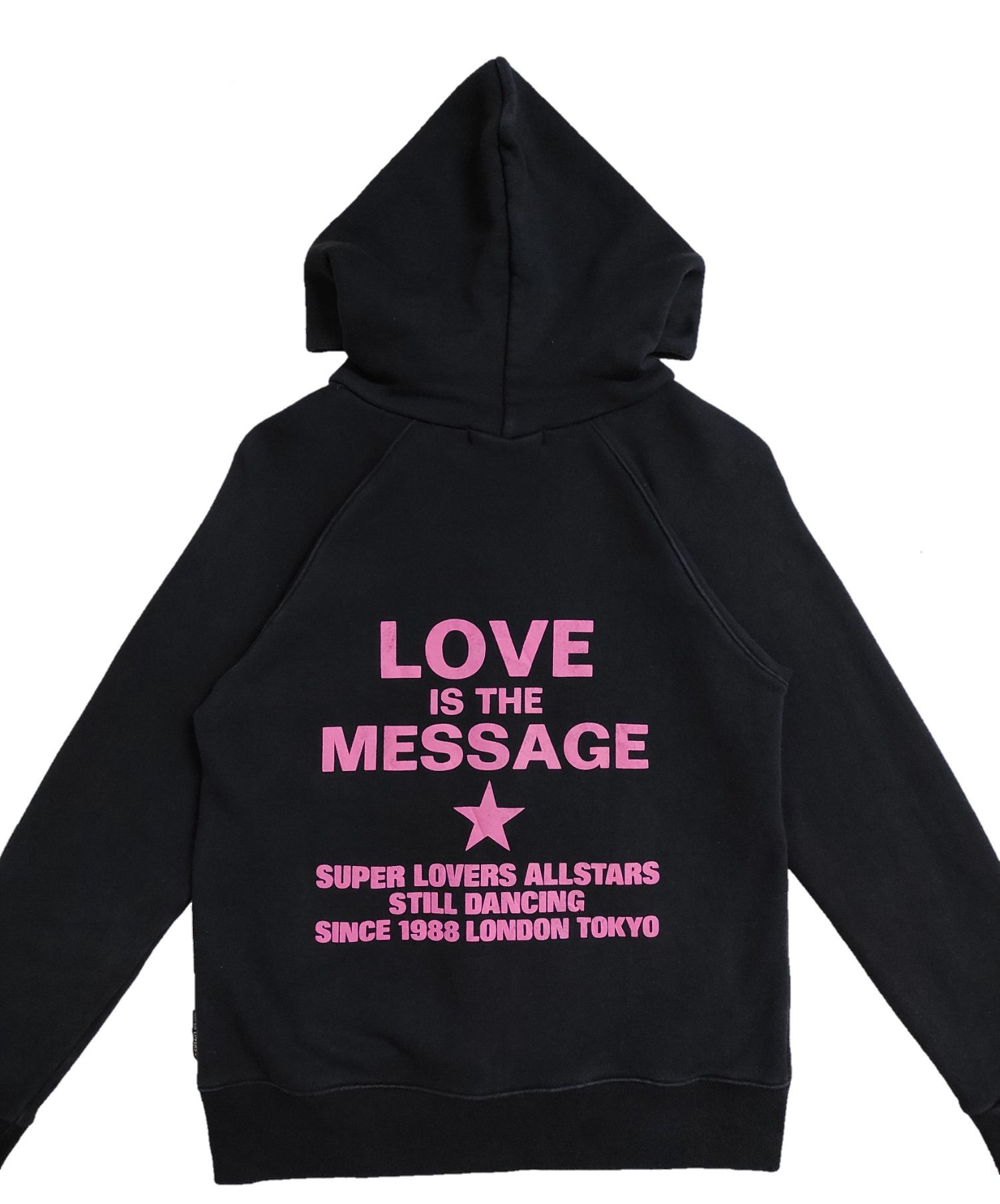 Japanese Brand SUPER LOVERS LONDON TOKYO SINCE 1988 Raglan Sweat HOODIES Size US M / EU 48-50 / 2 - 7 Thumbnail