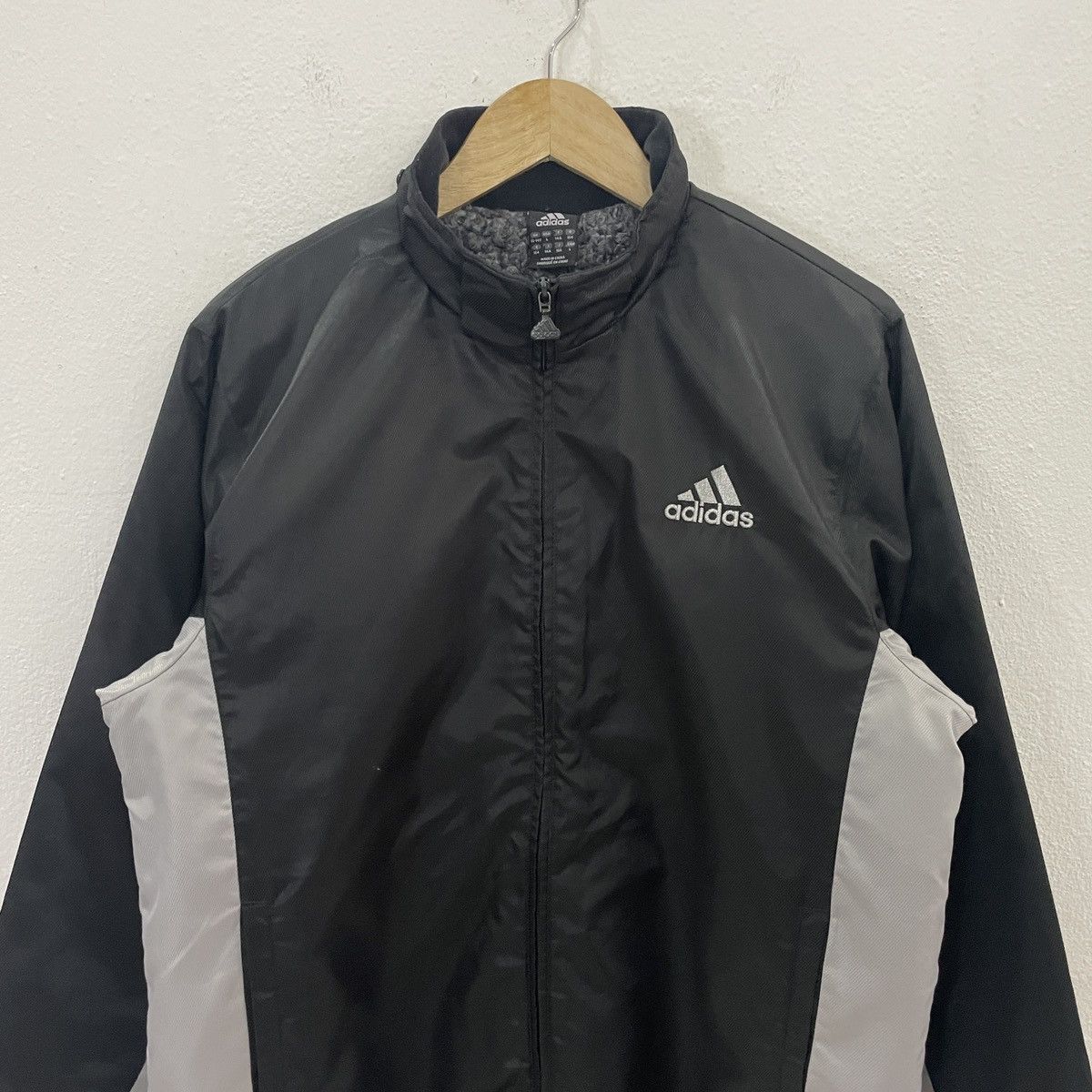 Adidas Vintage Adidas Big Logo Long Jacket Size US L / EU 52-54 / 3 - 10 Thumbnail