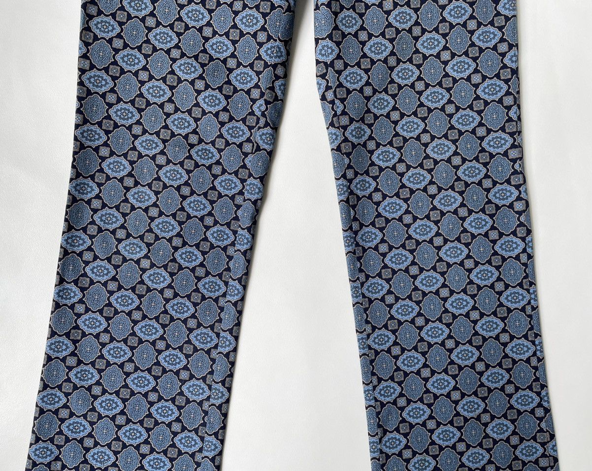 Prada S/S 02 Medallion Print Flared Leg Trousers Size US 32 / EU 48 - 7 Thumbnail