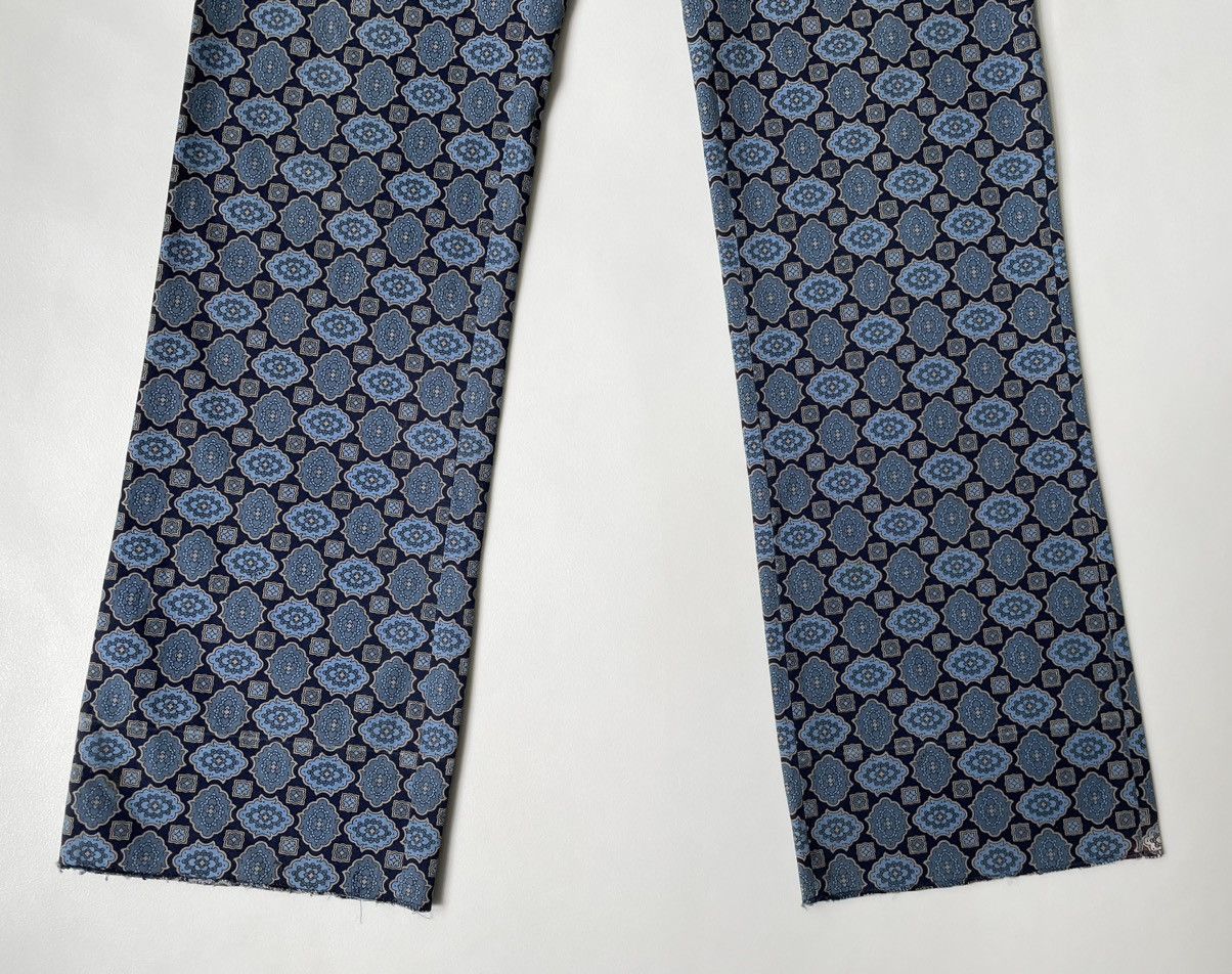 Prada S/S 02 Medallion Print Flared Leg Trousers Size US 32 / EU 48 - 8 Thumbnail