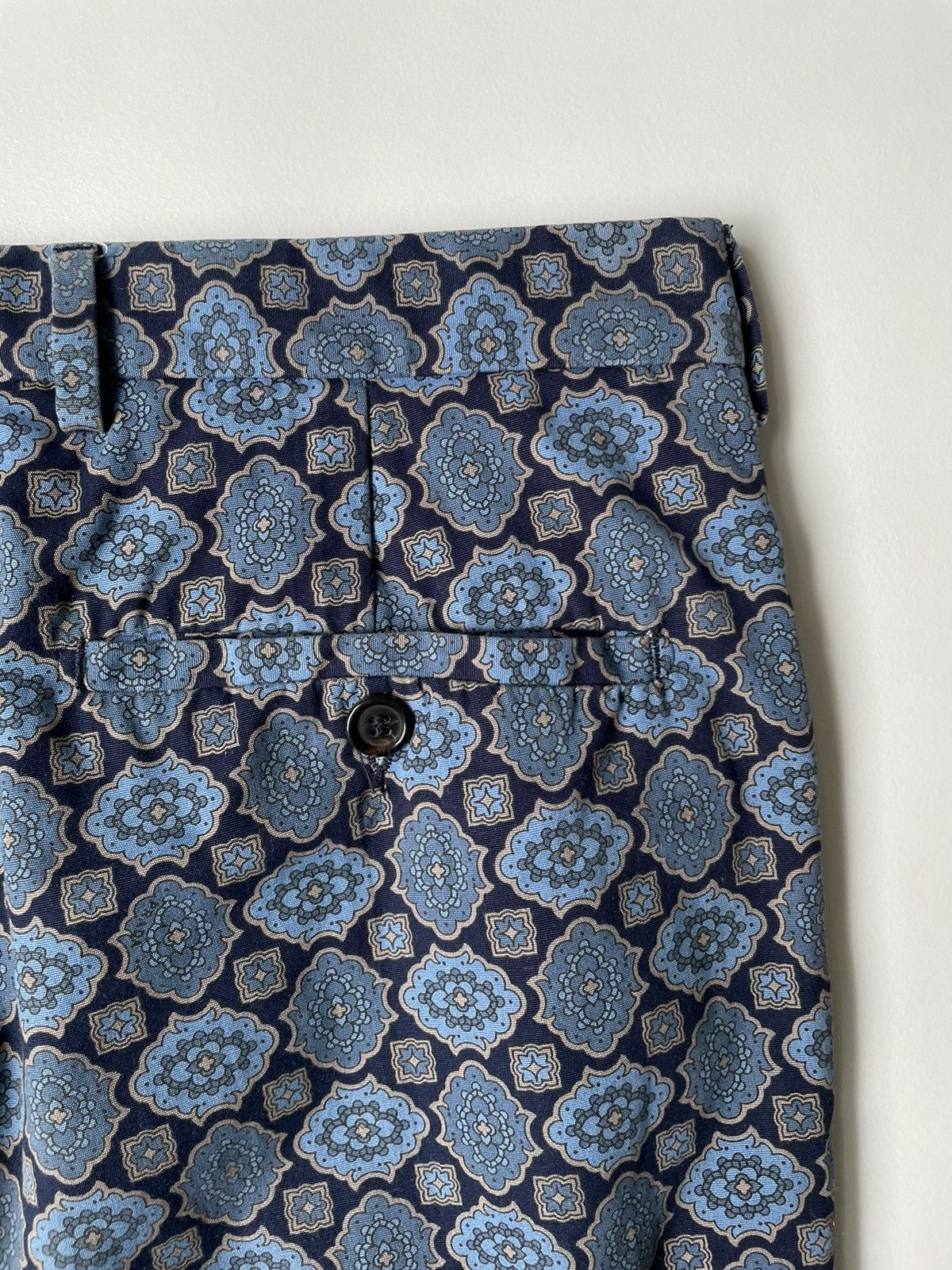 Prada S/S 02 Medallion Print Flared Leg Trousers Size US 32 / EU 48 - 13 Thumbnail