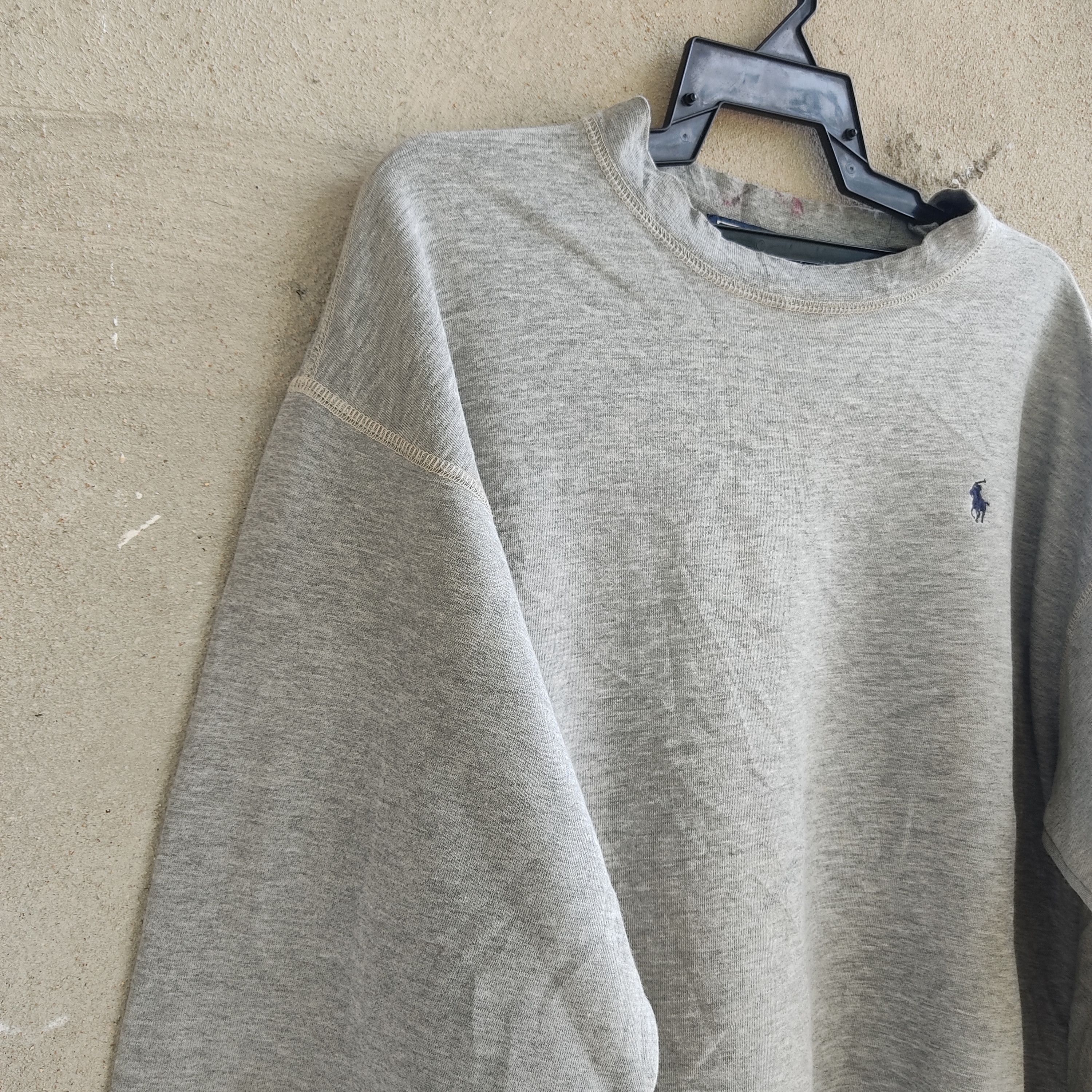 Polo Ralph Lauren Polo Ralph Lauren Gray Sweatshirt Size US L / EU 52-54 / 3 - 5 Thumbnail