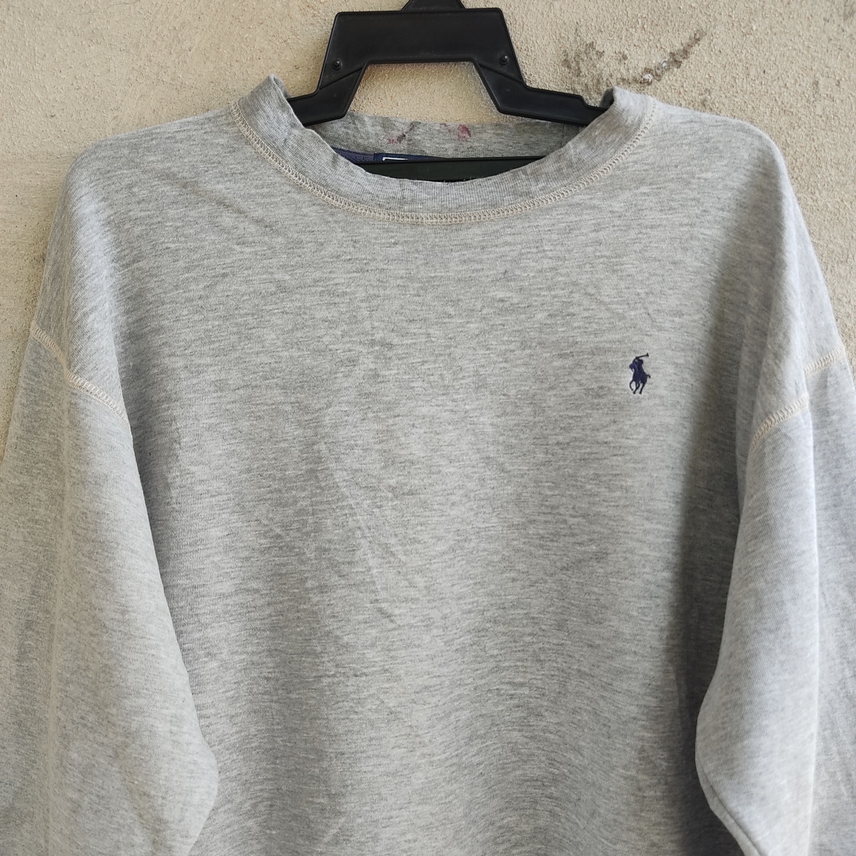 Polo Ralph Lauren Polo Ralph Lauren Gray Sweatshirt Size US L / EU 52-54 / 3 - 2 Thumbnail