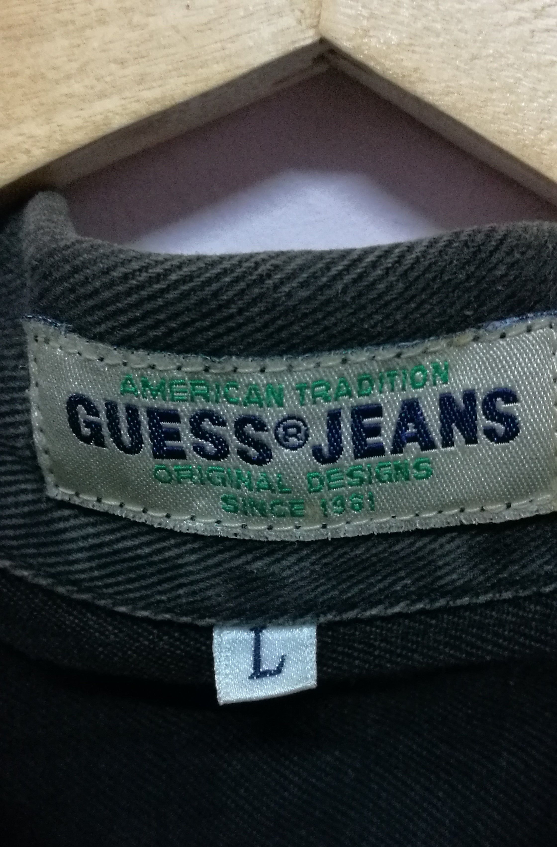 Guess Vintage GUESS JEANS USA Size Large Denim Denime Jacket Size US L / EU 52-54 / 3 - 3 Thumbnail