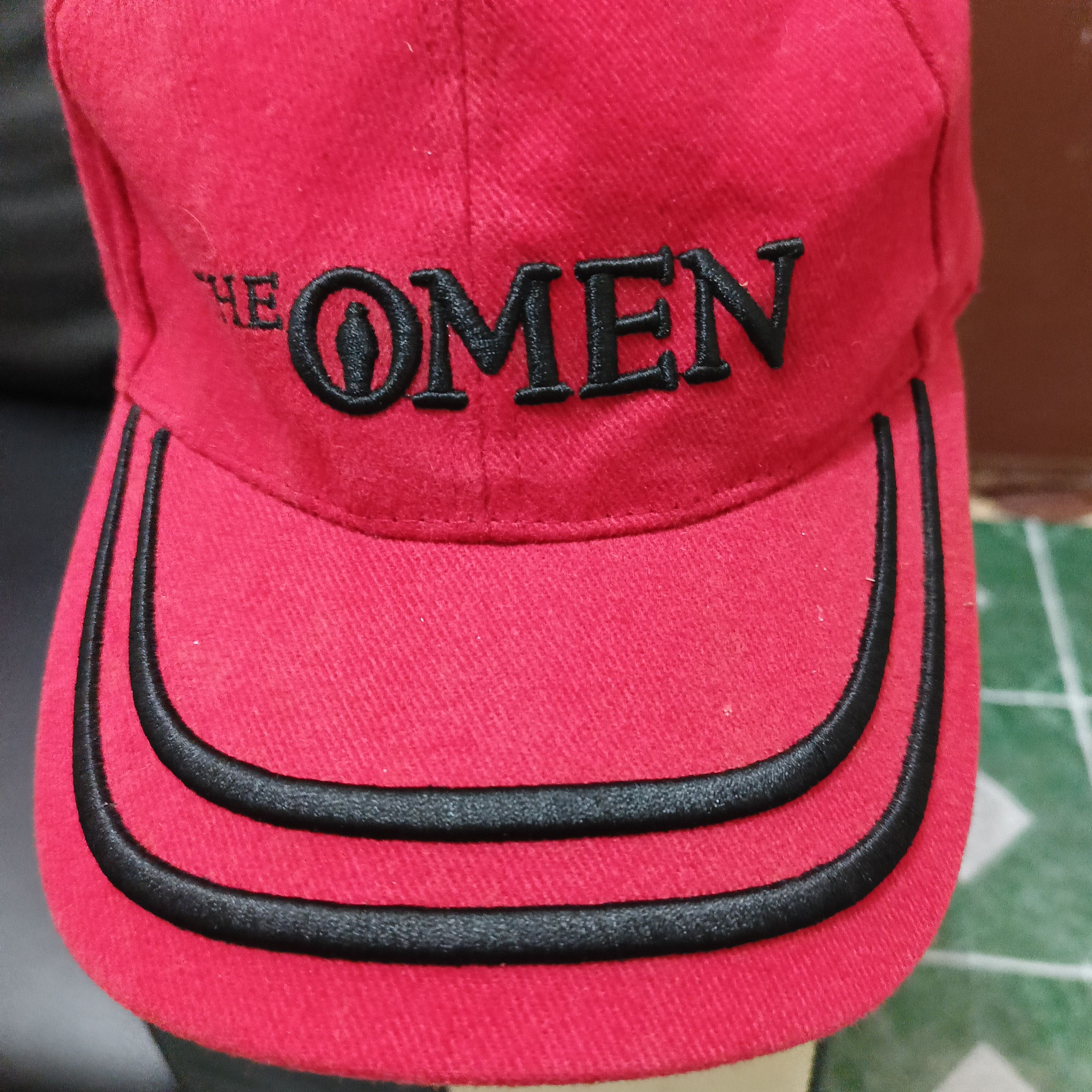 Fox Racing Rare!!! The Omen Movie Promo Property of fox cap hat Size ONE SIZE - 3 Thumbnail
