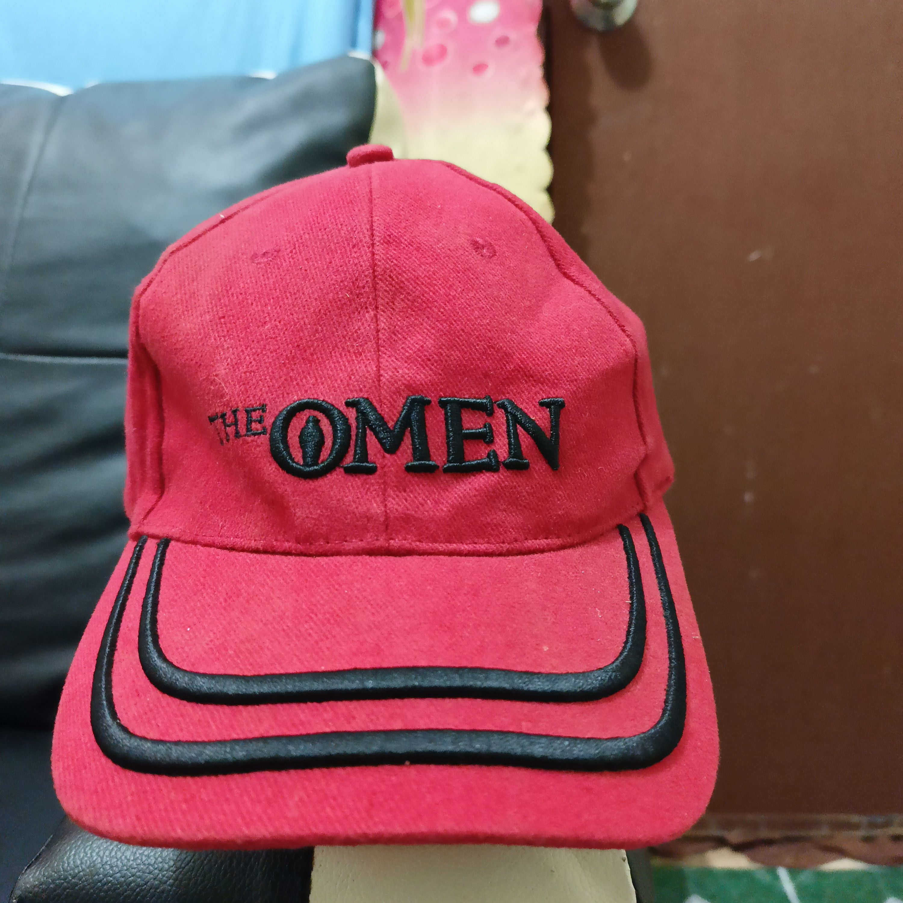 Fox Racing Rare!!! The Omen Movie Promo Property of fox cap hat Size ONE SIZE - 2 Thumbnail