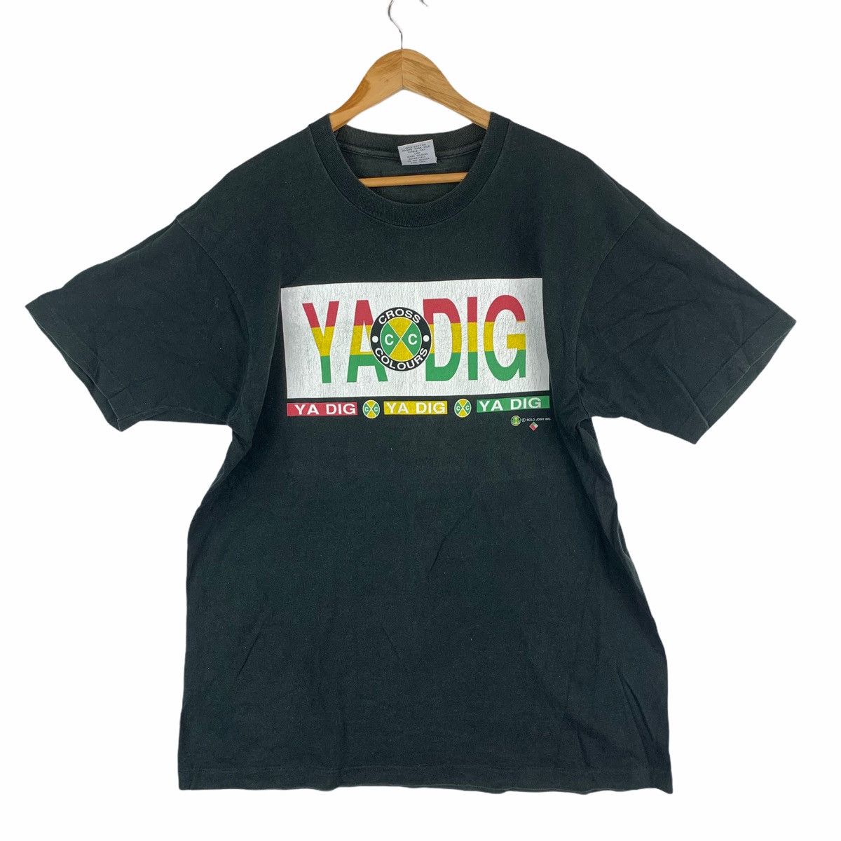 Vintage VINTAGE CROSS COLOURS YA DIG SOLO JOINT USA HIP HOPTSHIRTS