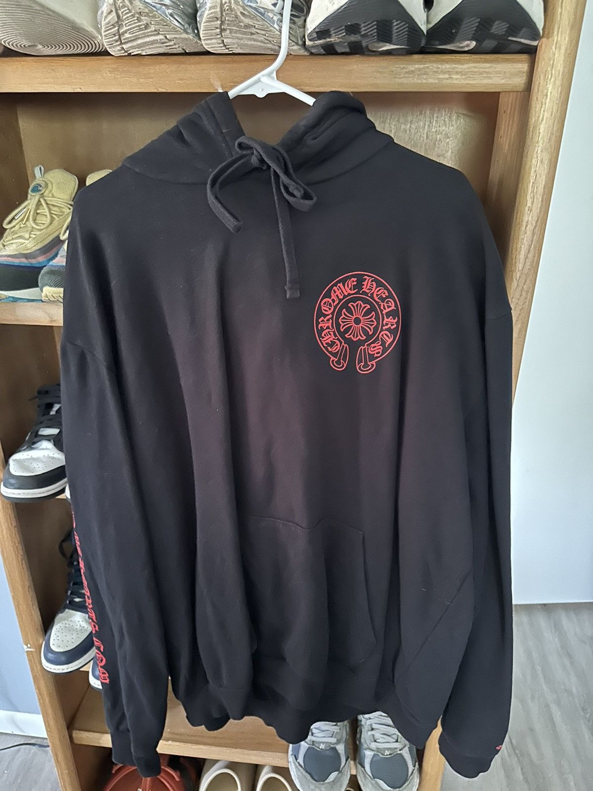 image of Chrome Hearts Hoodie (Online Only) in Black, Men's (Size XL)