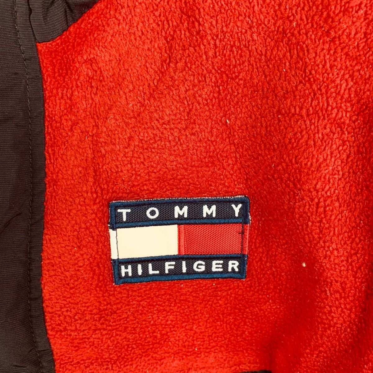 Tommy Hilfiger TOMMY HILFIGER FLEECE SAILING GEAR FULLZIP RED BLACK JACKET Size US XL / EU 56 / 4 - 3 Thumbnail