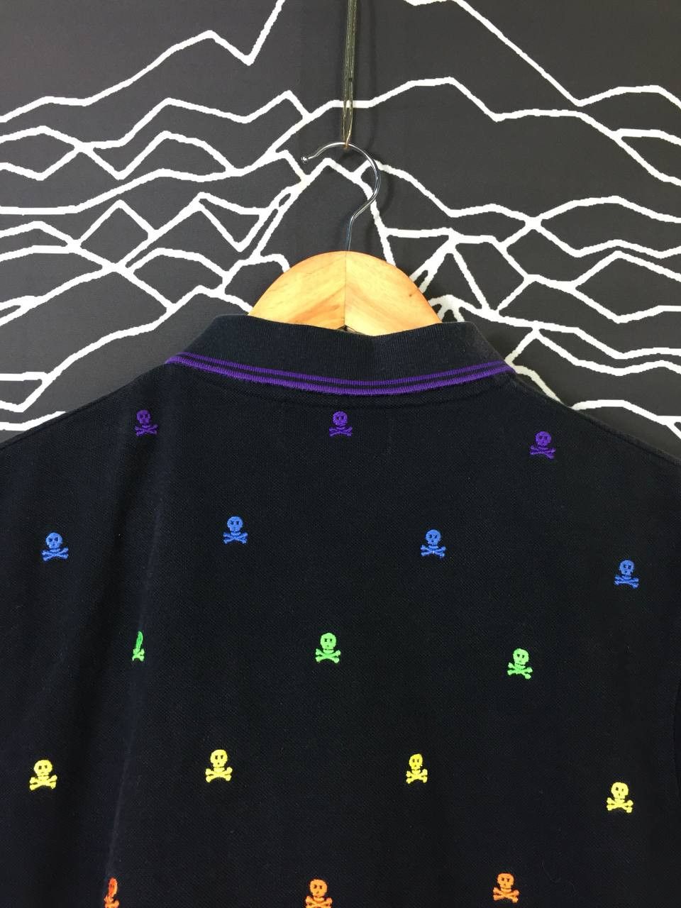 Beams Plus BEAMS Heart Skull Printed Streetwear Polo Tee Size US M / EU 48-50 / 2 - 6 Thumbnail