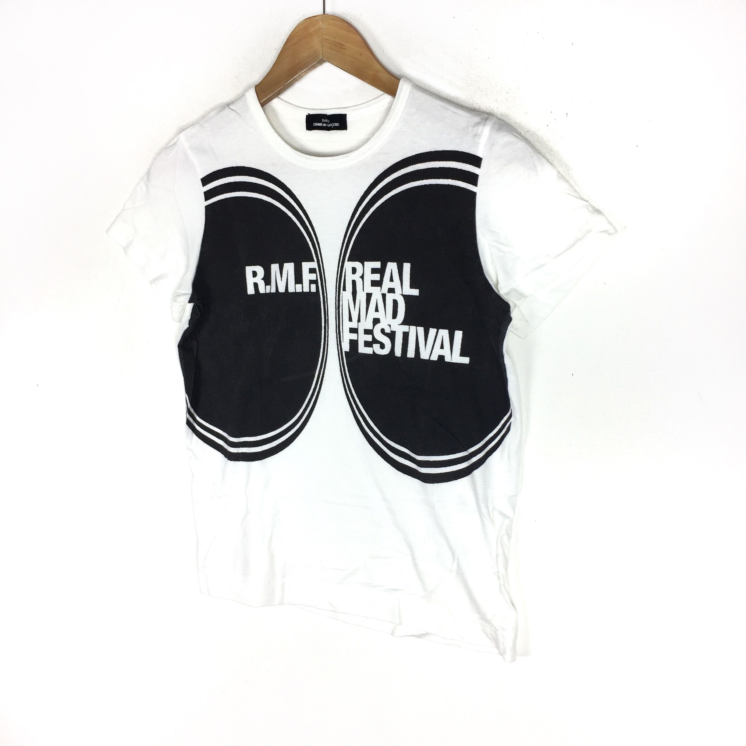 COMME DES GARCONS TRICOT JAPAN REAL MAD FESTIVAL T-SHIRTS