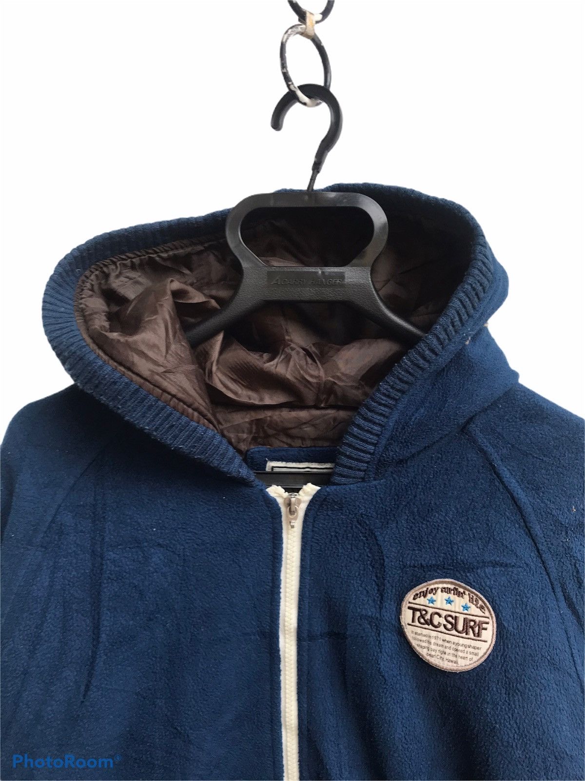 Vintage 🔥T&C Surf Design Fleece Jacket With Hoodies Size US M / EU 48-50 / 2 - 5 Thumbnail
