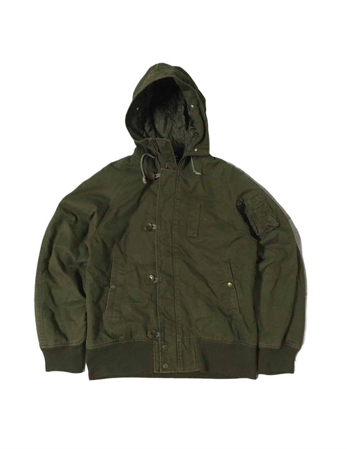 Vintage 🔥Shape shifter Military Styles Zipper Buttoned Jacket Size US M / EU 48-50 / 2 - 1 Thumbnail