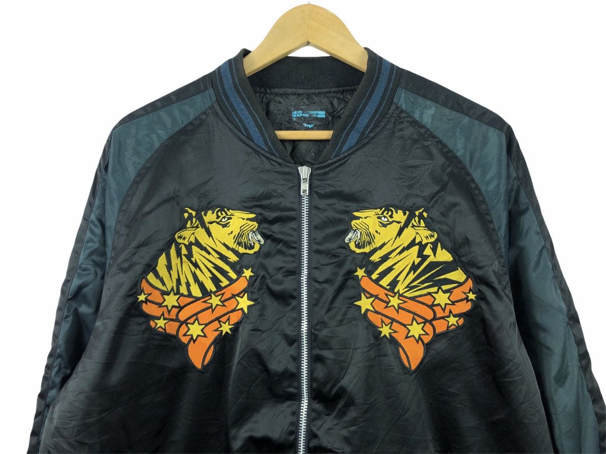 Other HEAD QUARTER Tiger Graphic Bomber Jacket Vintage Embroidered Size US L / EU 52-54 / 3 - 3 Thumbnail