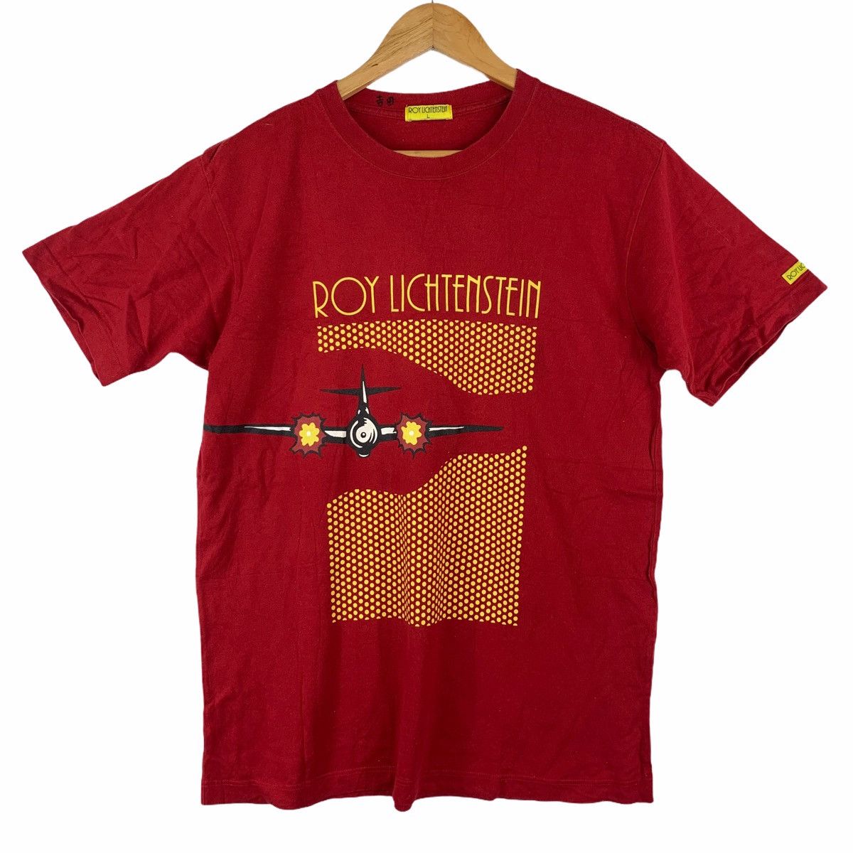 Other Vintage ROY LICHTENSTEIN POP ARTS JET AEROPLANE T-SHIRTS Size US L / EU 52-54 / 3 - 1 Thumbnail