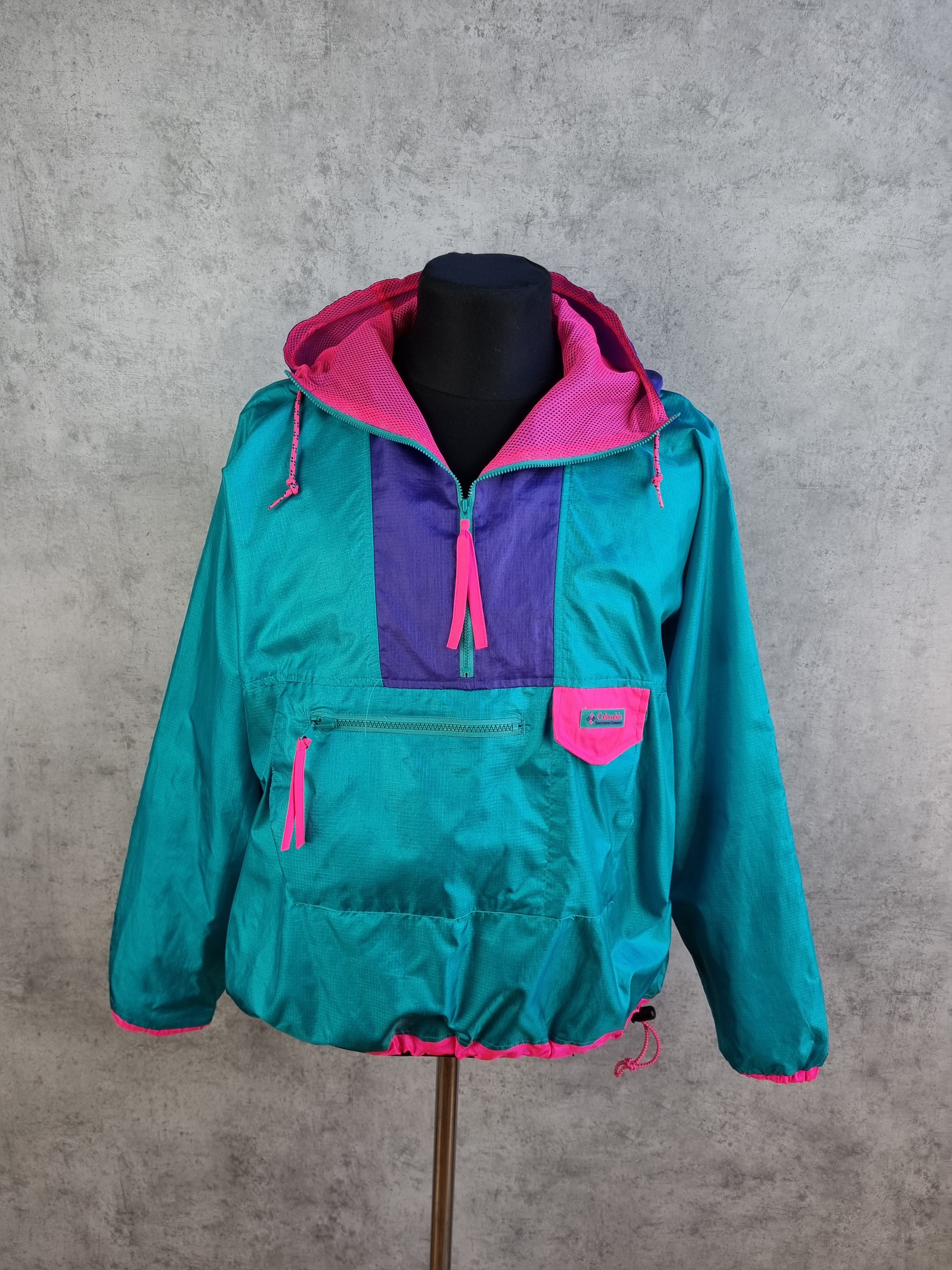 Columbia × Vintage 90s Vintage Columbia Light Anorak Jacket NIKE ACG style Size US L / EU 52-54 / 3 - 2 Thumbnail