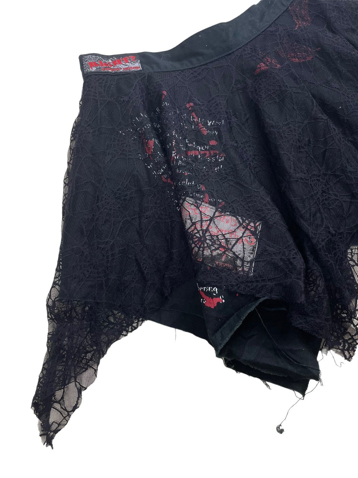 Japanese Brand × Seditionaries Anarchyism Rave Girl’s Gothic Mesh Layered Short Skirt Size 28" / US 6 / IT 42 - 6 Thumbnail