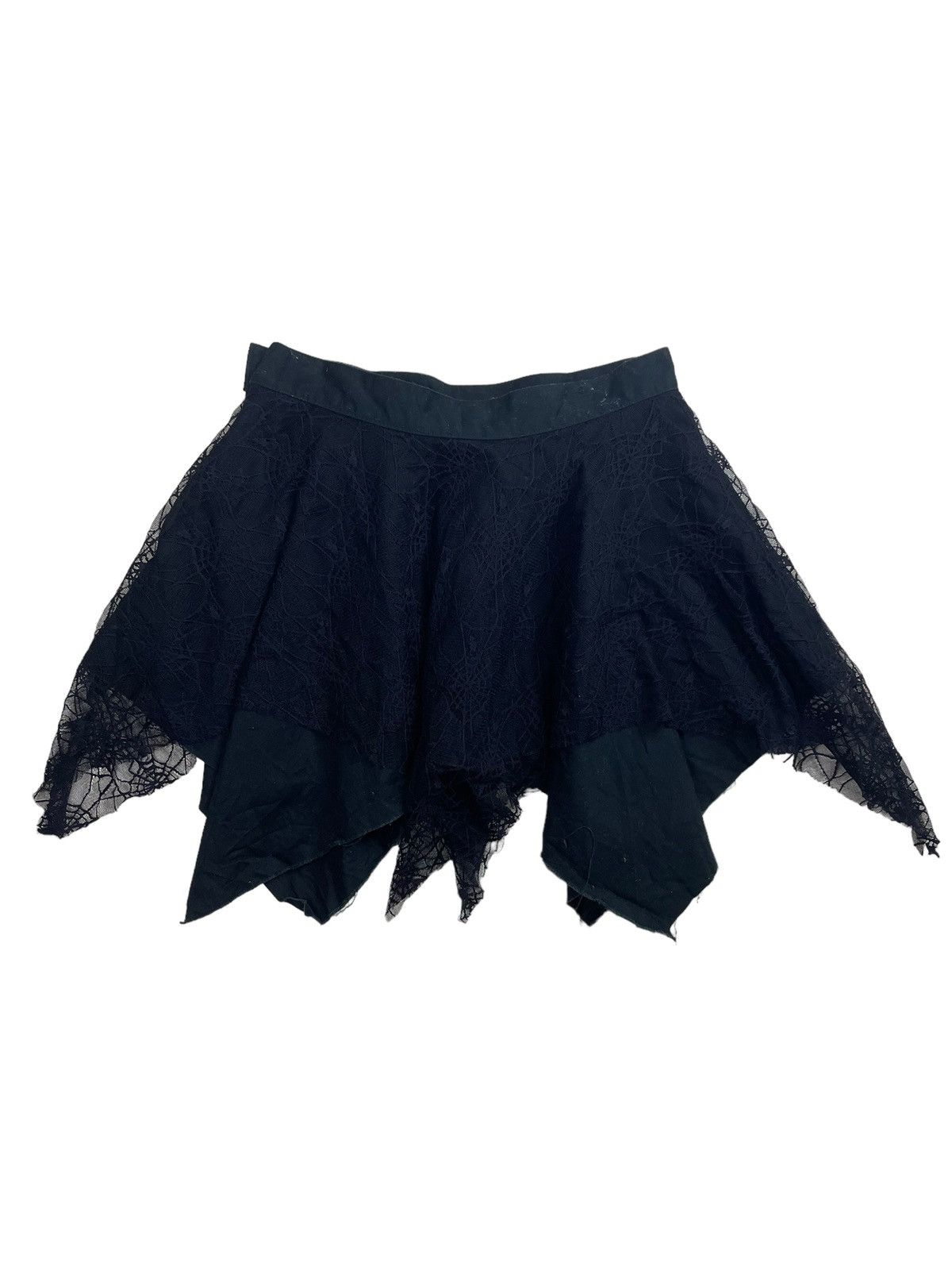 Japanese Brand × Seditionaries Anarchyism Rave Girl’s Gothic Mesh Layered Short Skirt Size 28" / US 6 / IT 42 - 7 Thumbnail