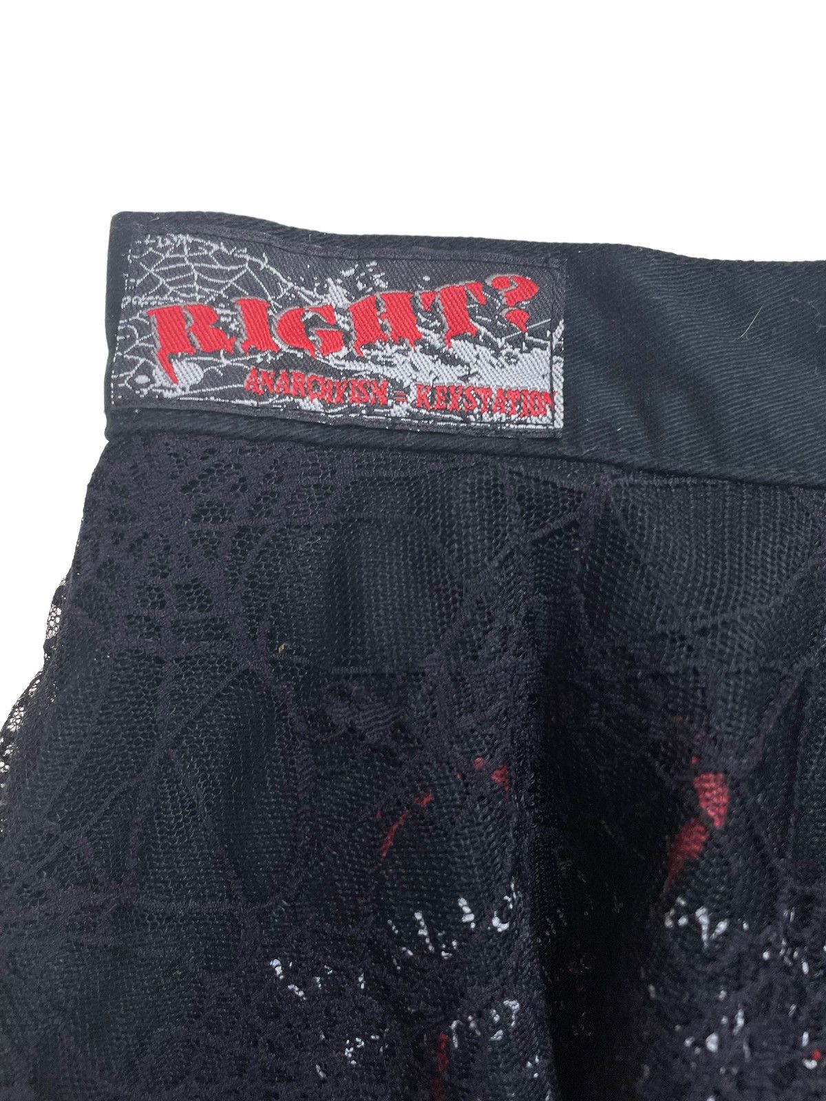 Japanese Brand × Seditionaries Anarchyism Rave Girl’s Gothic Mesh Layered Short Skirt Size 28" / US 6 / IT 42 - 4 Thumbnail