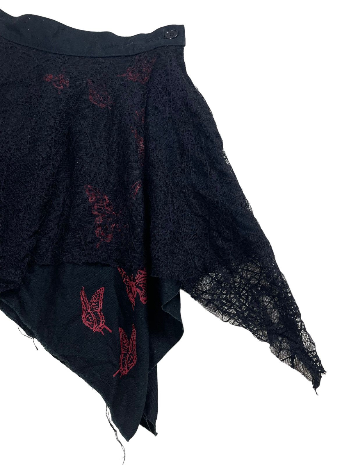 Japanese Brand × Seditionaries Anarchyism Rave Girl’s Gothic Mesh Layered Short Skirt Size 28" / US 6 / IT 42 - 5 Thumbnail