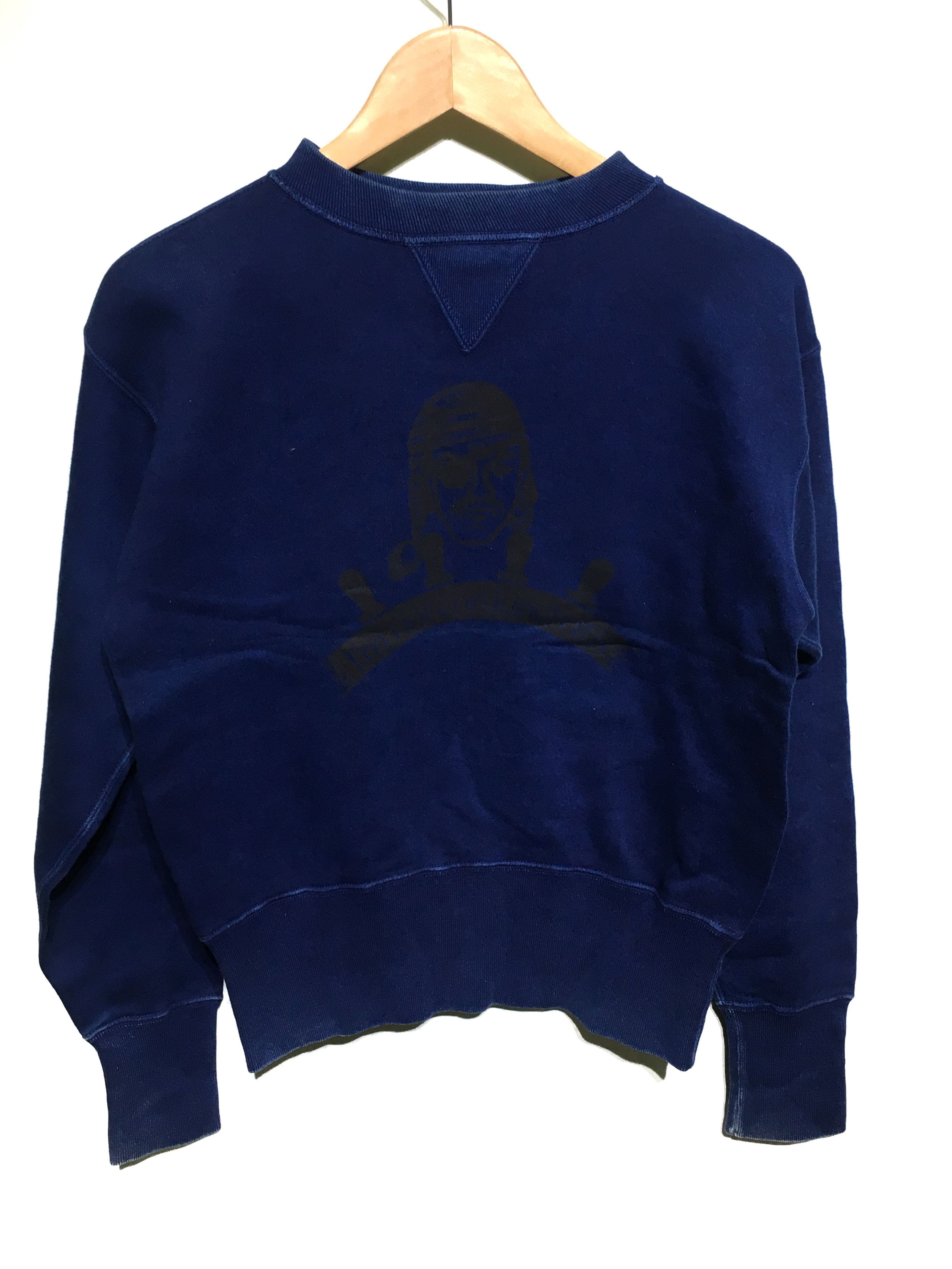 Pherrow's PHERROW'S MADE IN JAPAN STORMY BLUE RED INDIAN SWEATSHIRT Size US S / EU 44-46 / 1 - 1 Thumbnail
