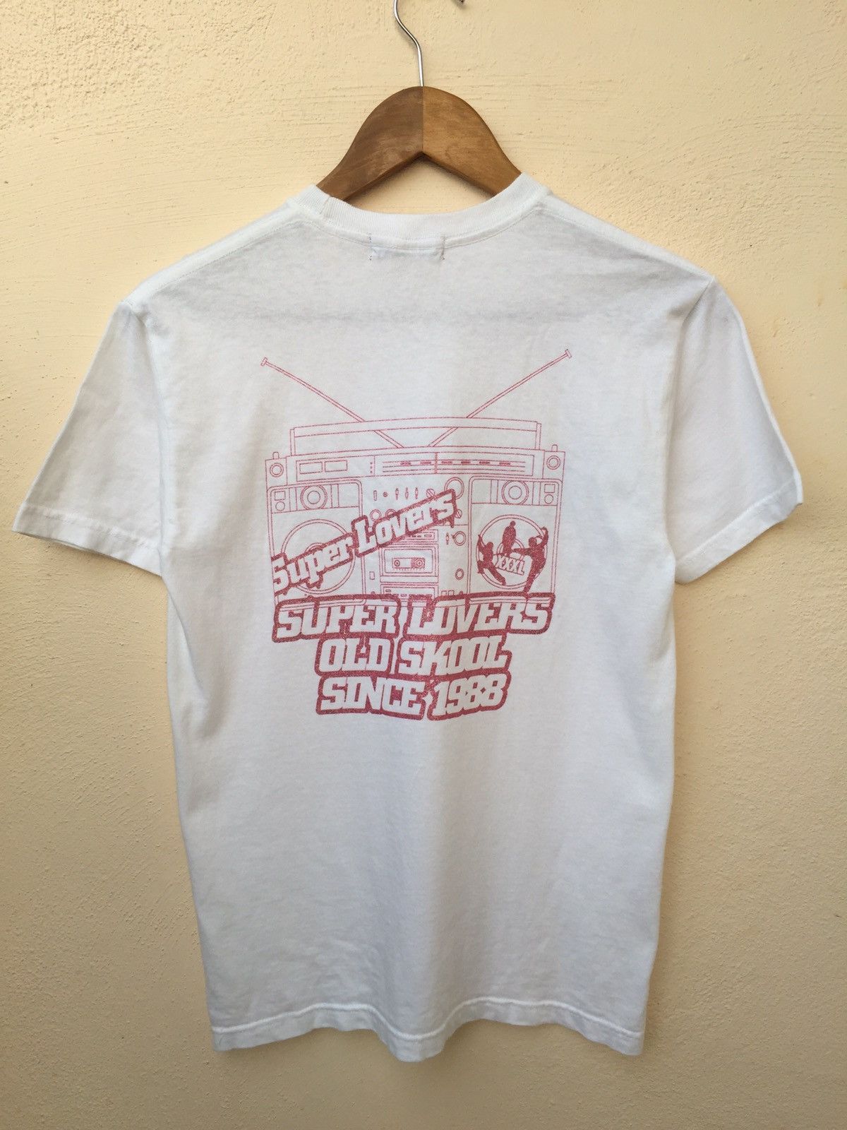 Japanese Brand Super Lover Spell Out Iron On Tee Size US S / EU 44-46 / 1 - 2 Thumbnail