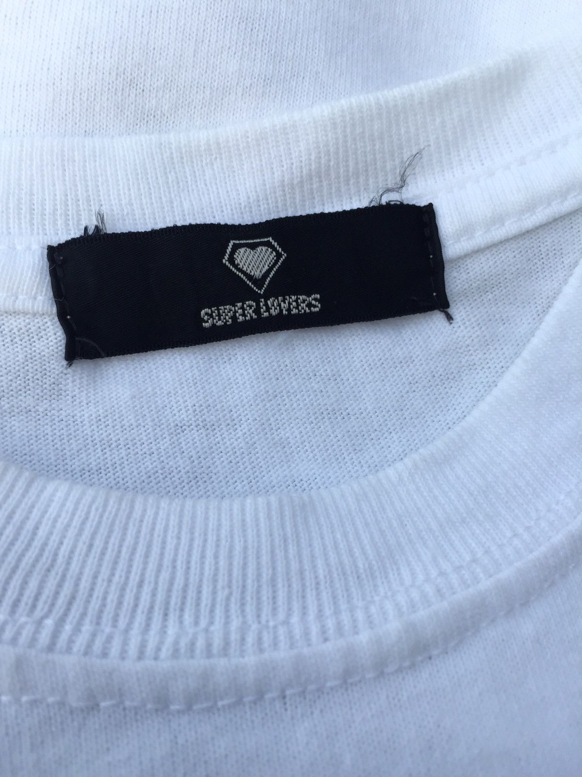 Japanese Brand Super Lover Spell Out Iron On Tee Size US S / EU 44-46 / 1 - 5 Thumbnail