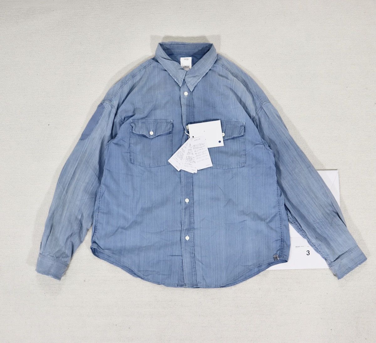 Visvim Visvim 22ss Pioneer Chambray Crash （c/s）indigo size3 