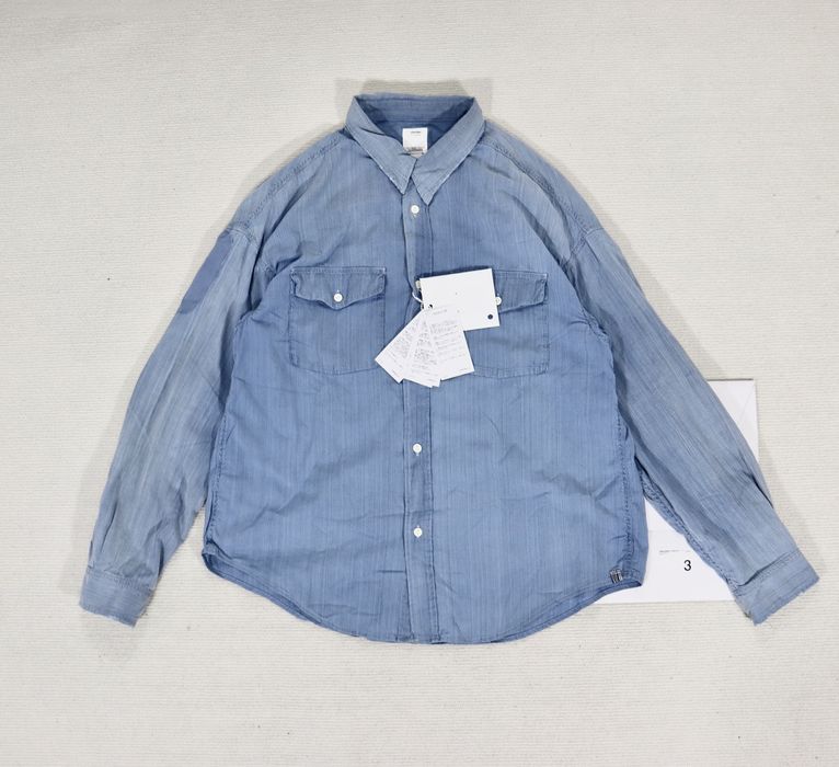 Visvim Visvim 22ss Pioneer Chambray Crash （c/s）indigo size3