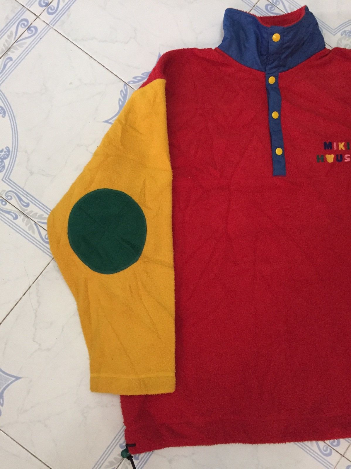 Colours × Japanese Brand Miki House Block Colour Fleece Sweater Made in Japan Size US L / EU 52-54 / 3 - 2 Thumbnail