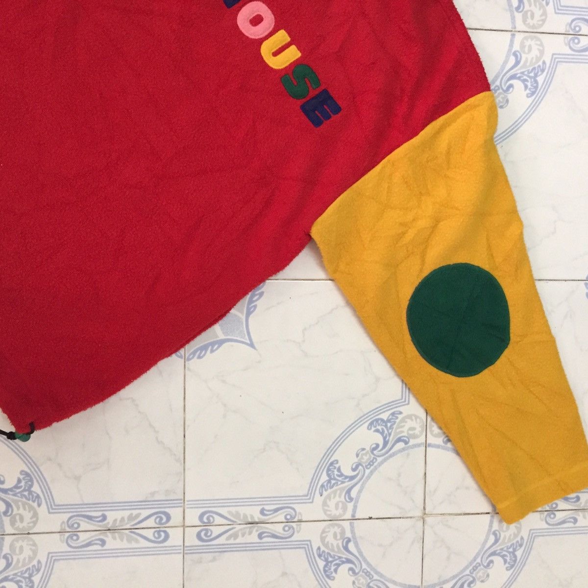 Colours × Japanese Brand Miki House Block Colour Fleece Sweater Made in Japan Size US L / EU 52-54 / 3 - 8 Thumbnail