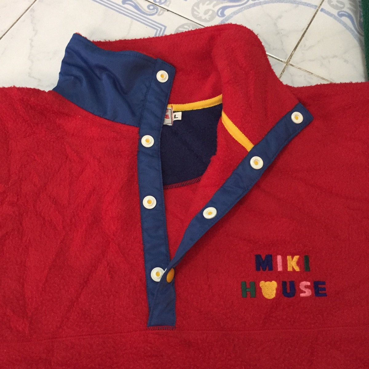 Colours × Japanese Brand Miki House Block Colour Fleece Sweater Made in Japan Size US L / EU 52-54 / 3 - 10 Thumbnail