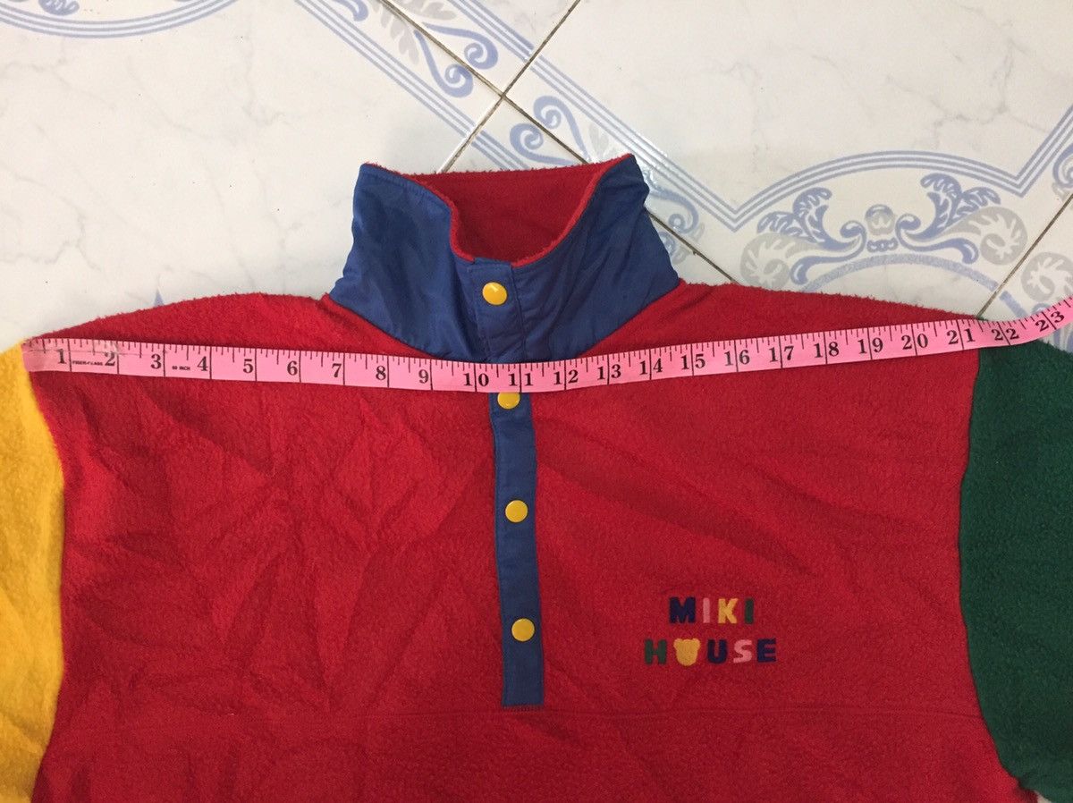 Colours × Japanese Brand Miki House Block Colour Fleece Sweater Made in Japan Size US L / EU 52-54 / 3 - 16 Thumbnail