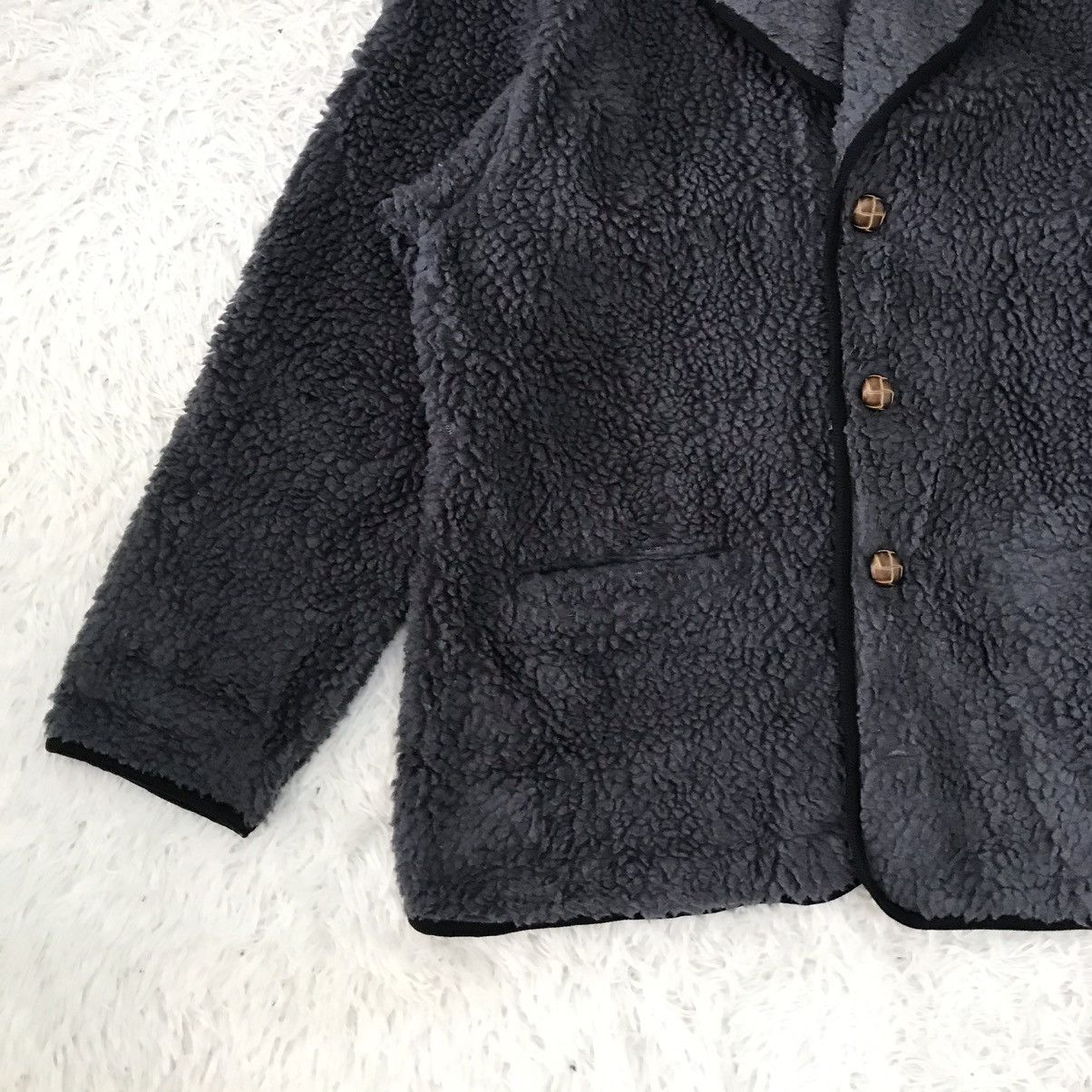 Woolrich Woolen Mills Vtg Woolrich Deep Pile Fleece Jacket Size US L / EU 52-54 / 3 - 3 Thumbnail